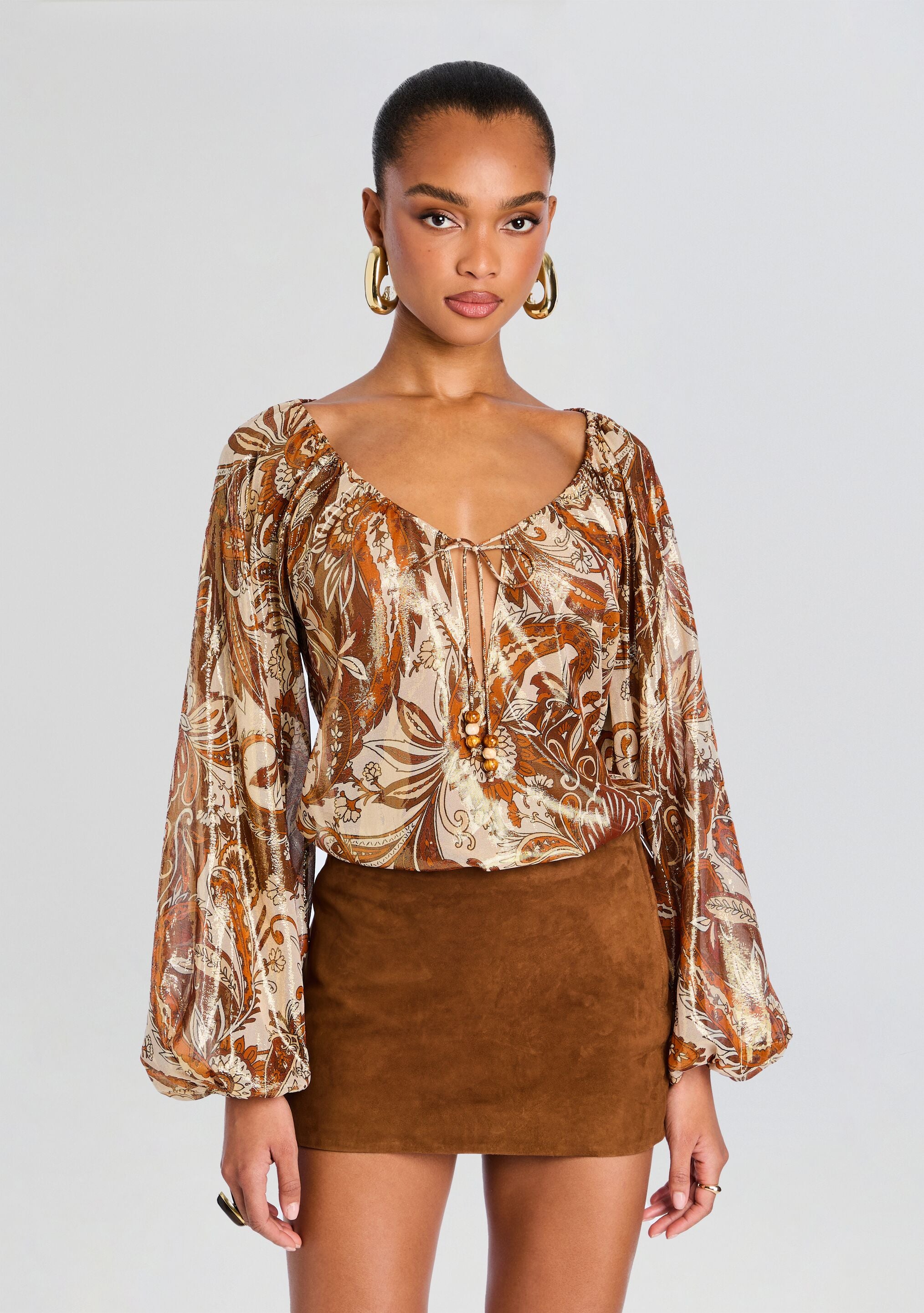 Arabella Silk Blouse-Stylulu