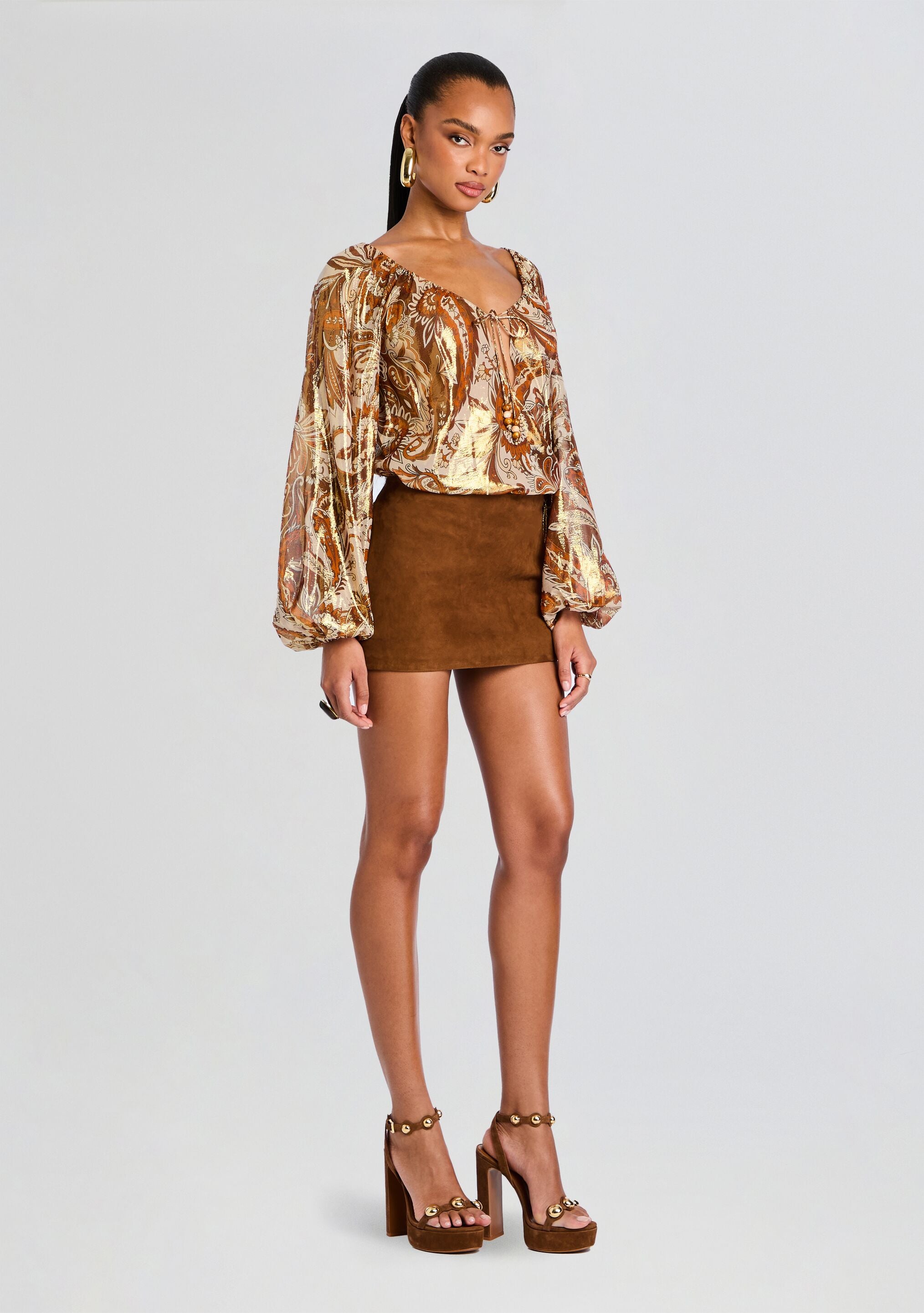 Arabella Silk Blouse-Stylulu