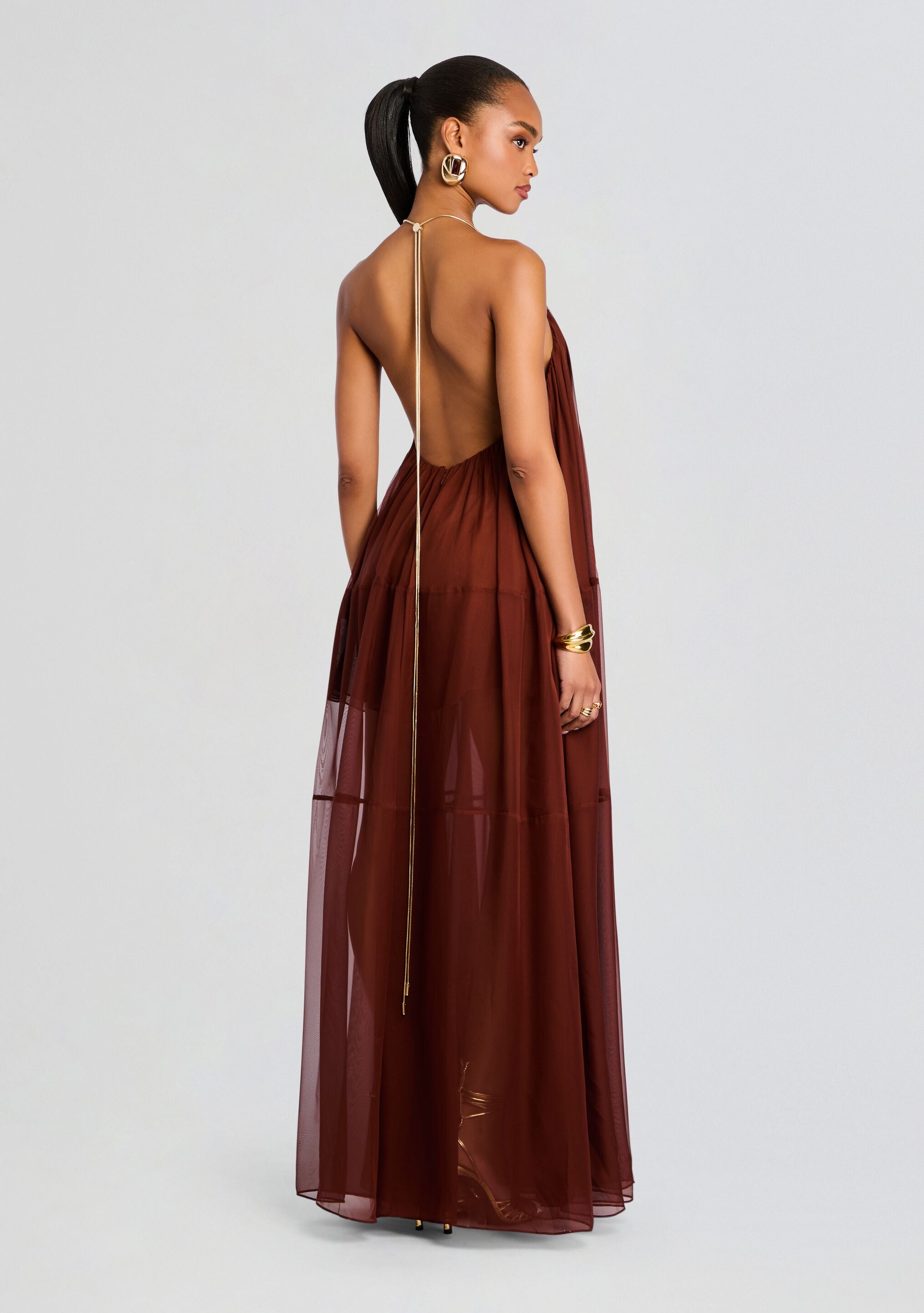 Arlet Chiffon Dress-Stylulu