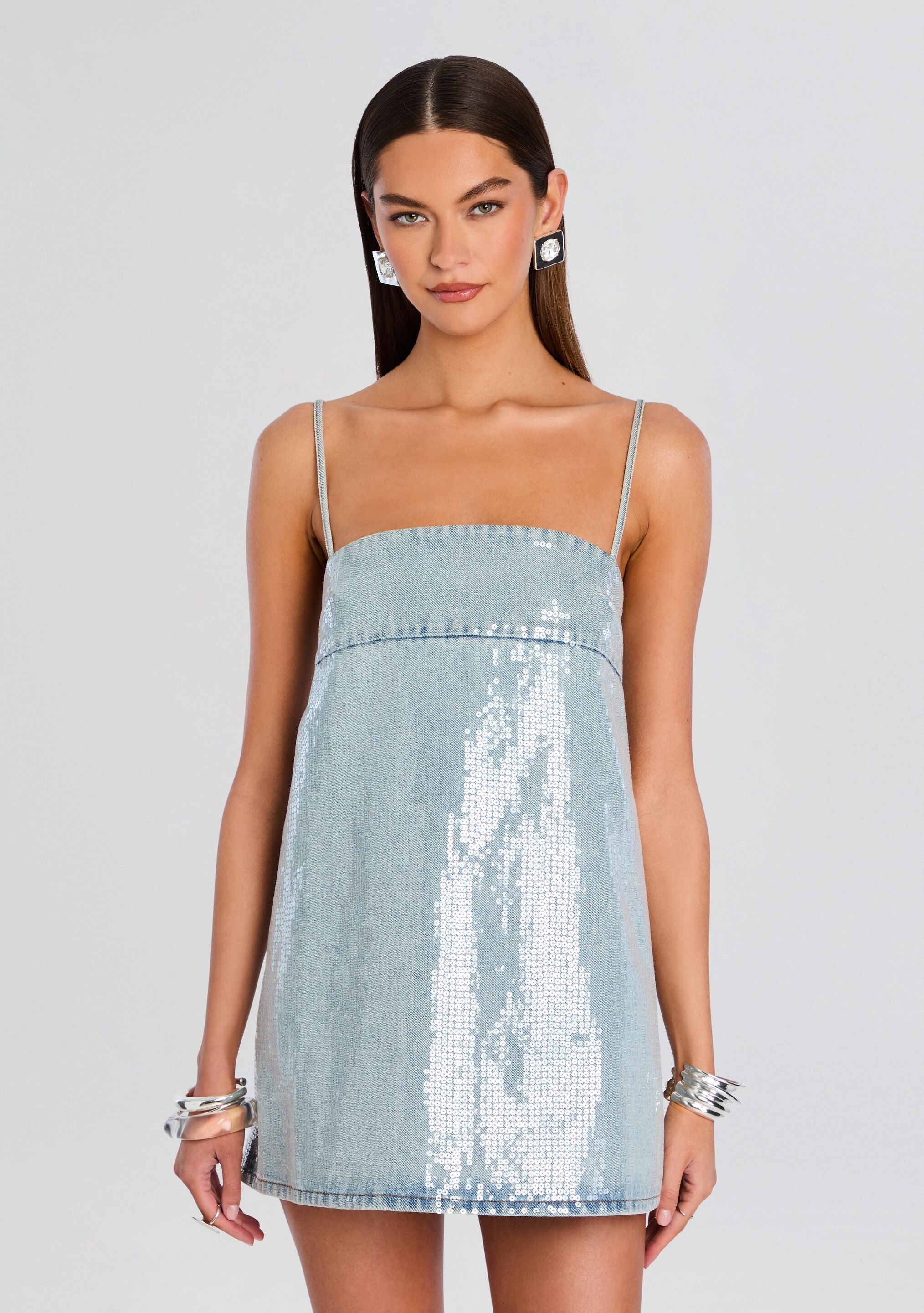 Nadiya Denim Dress-Stylulu