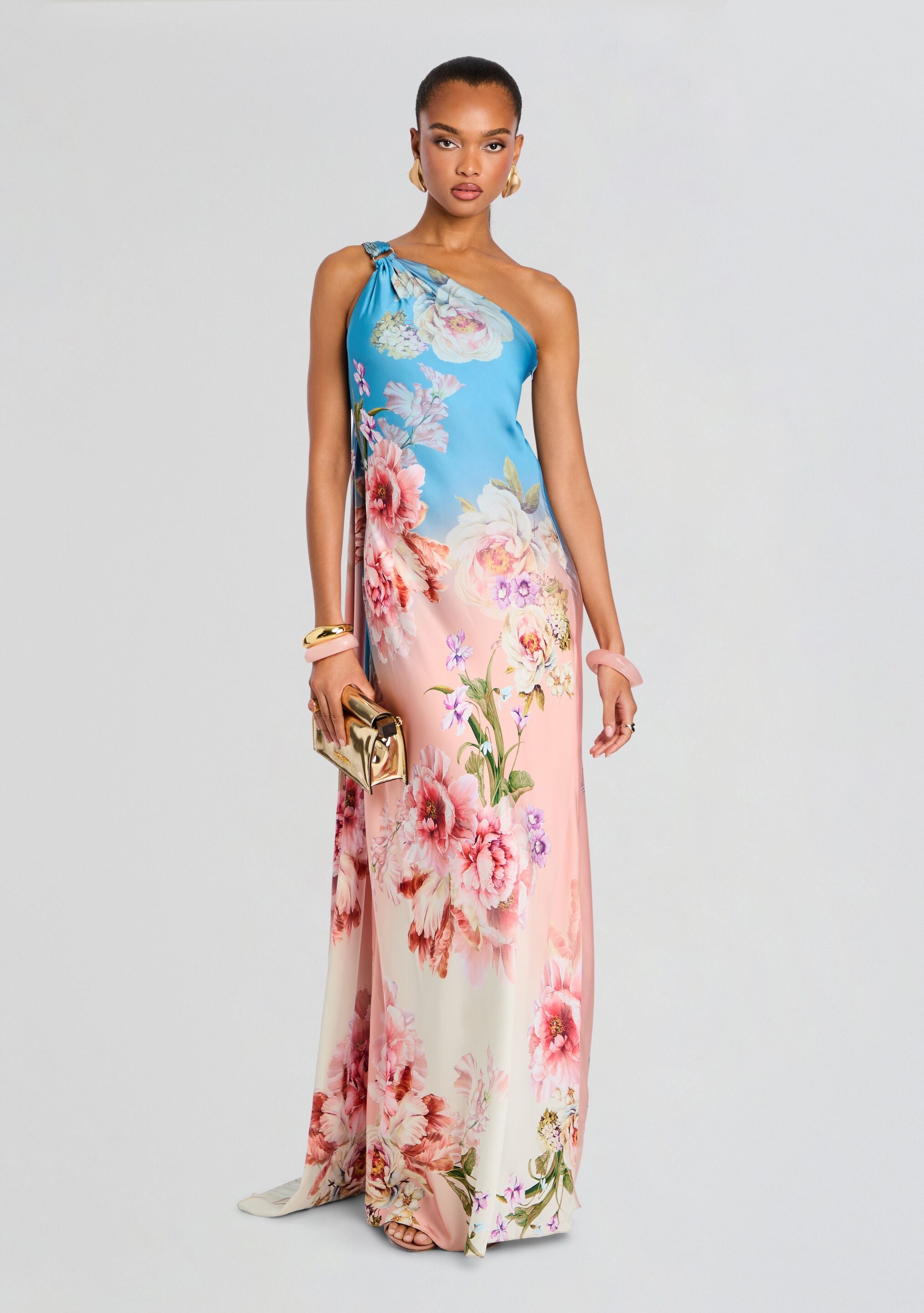 Kavi One Shoulder Dress-Stylulu