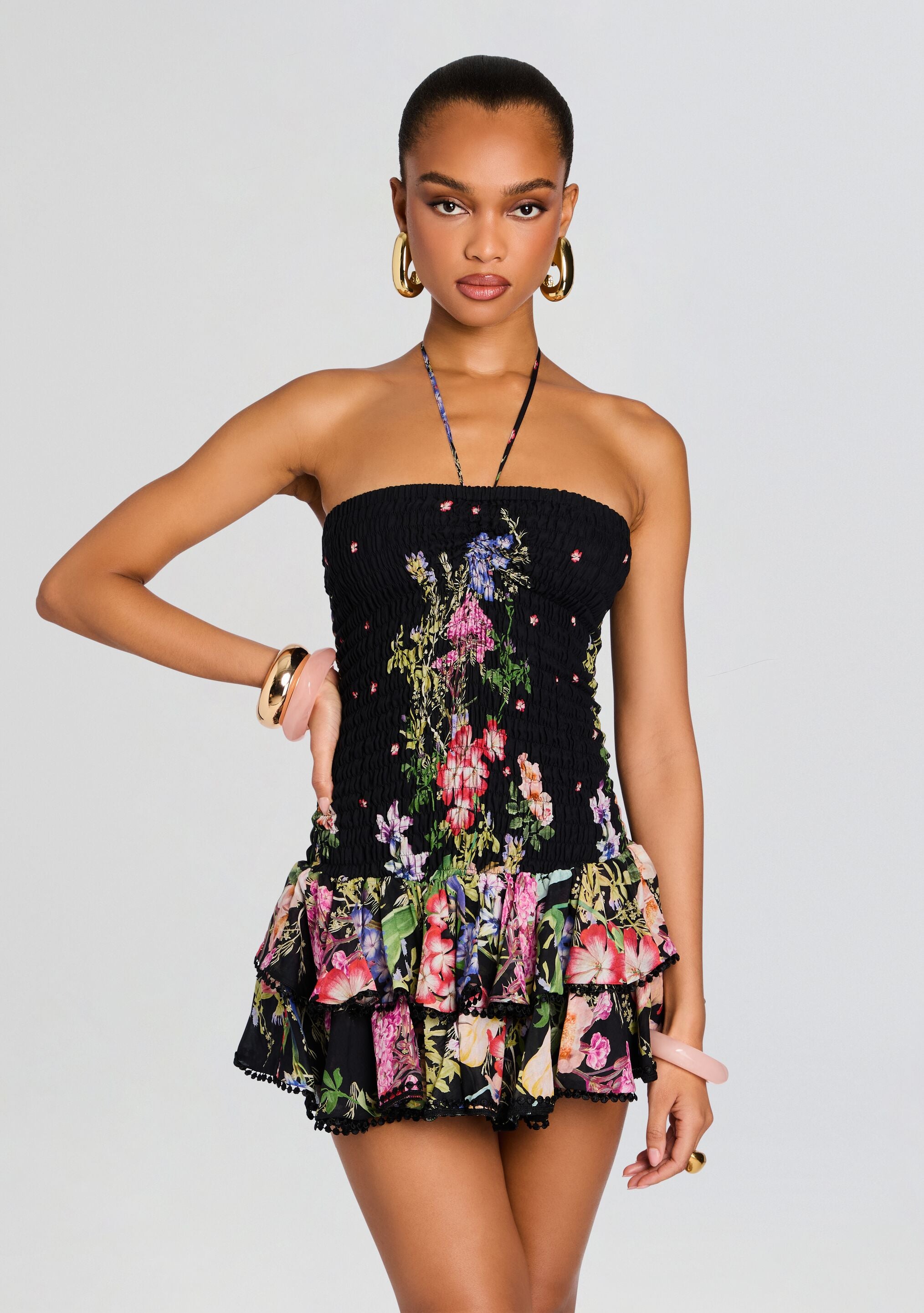 Cusia Short Dress-Stylulu