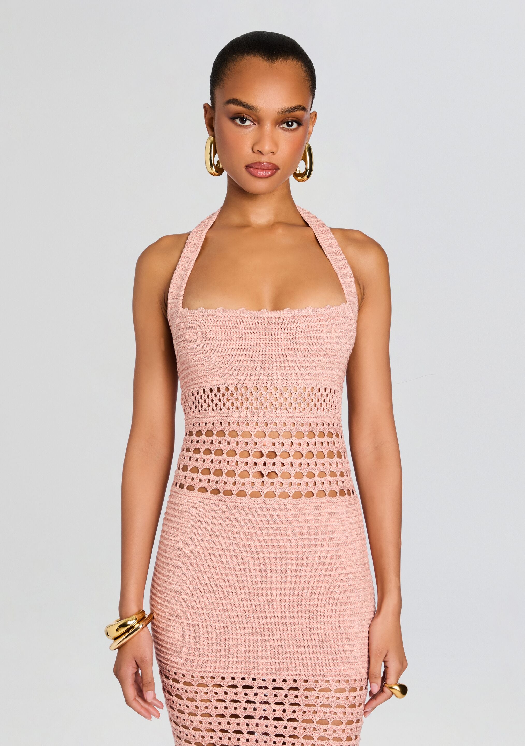 Jaycee Crochet Dress-Stylulu