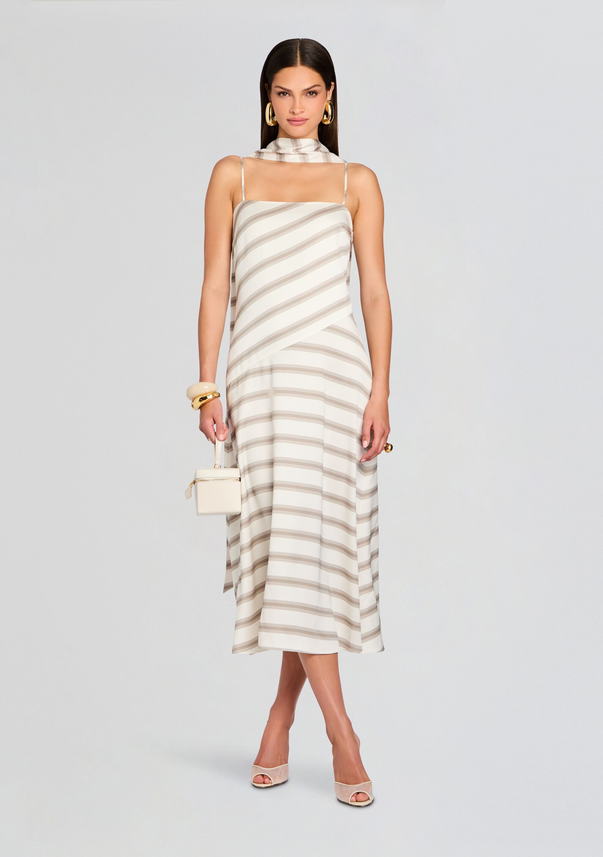 Kaia Satin Maxi Dress-Stylulu