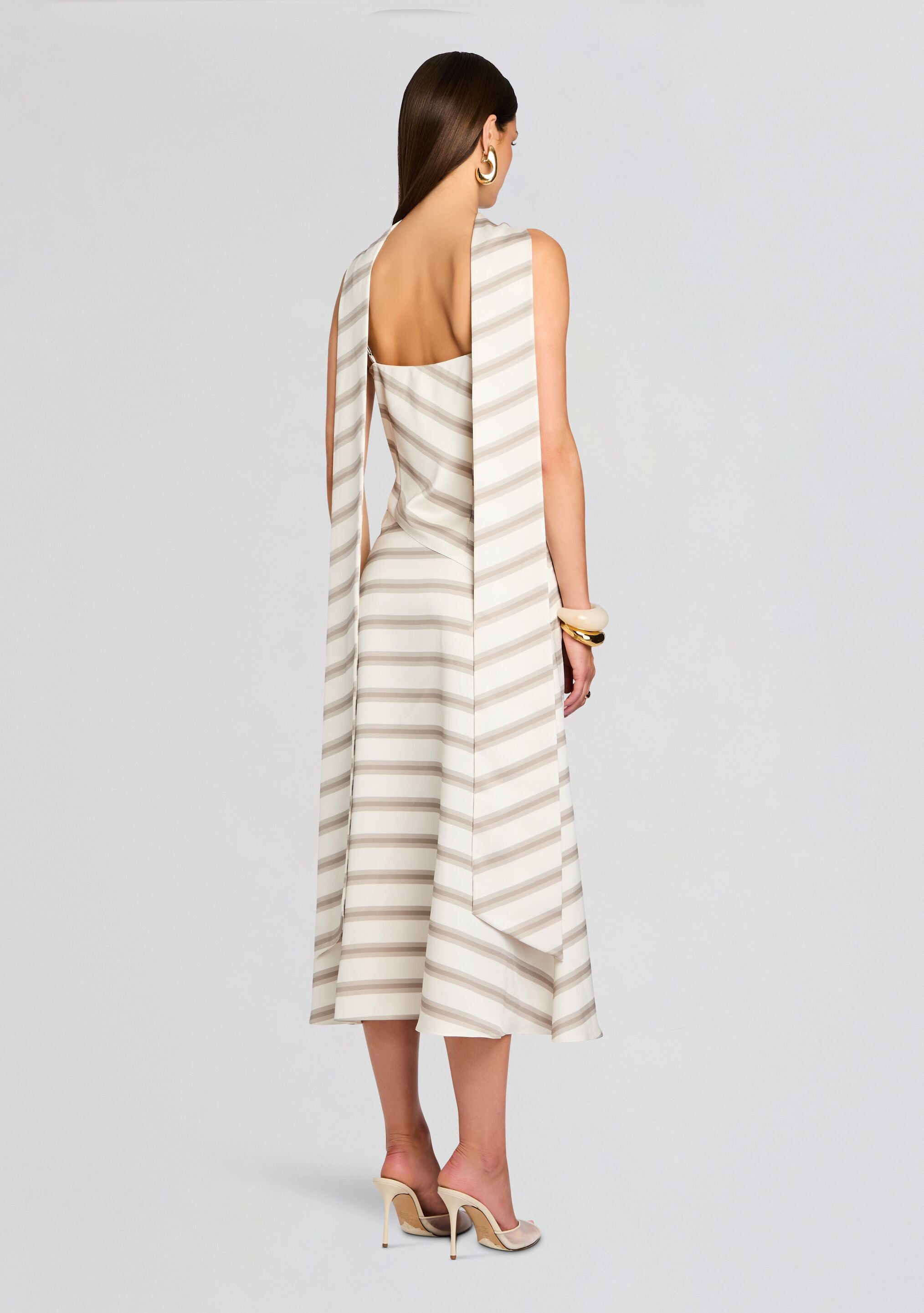 Kaia Satin Maxi Dress-Stylulu