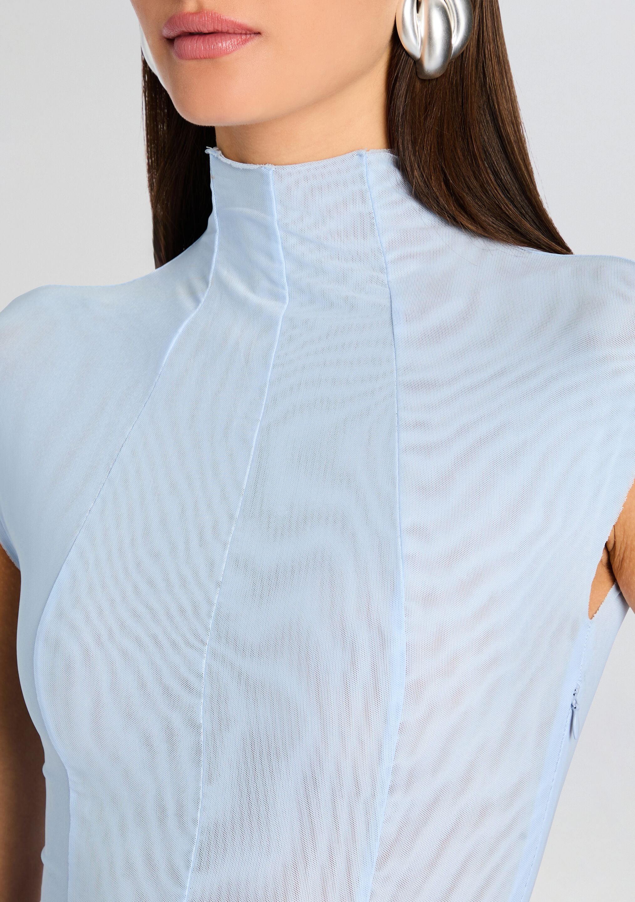 Laissa Mesh Maxi Dress-Stylulu