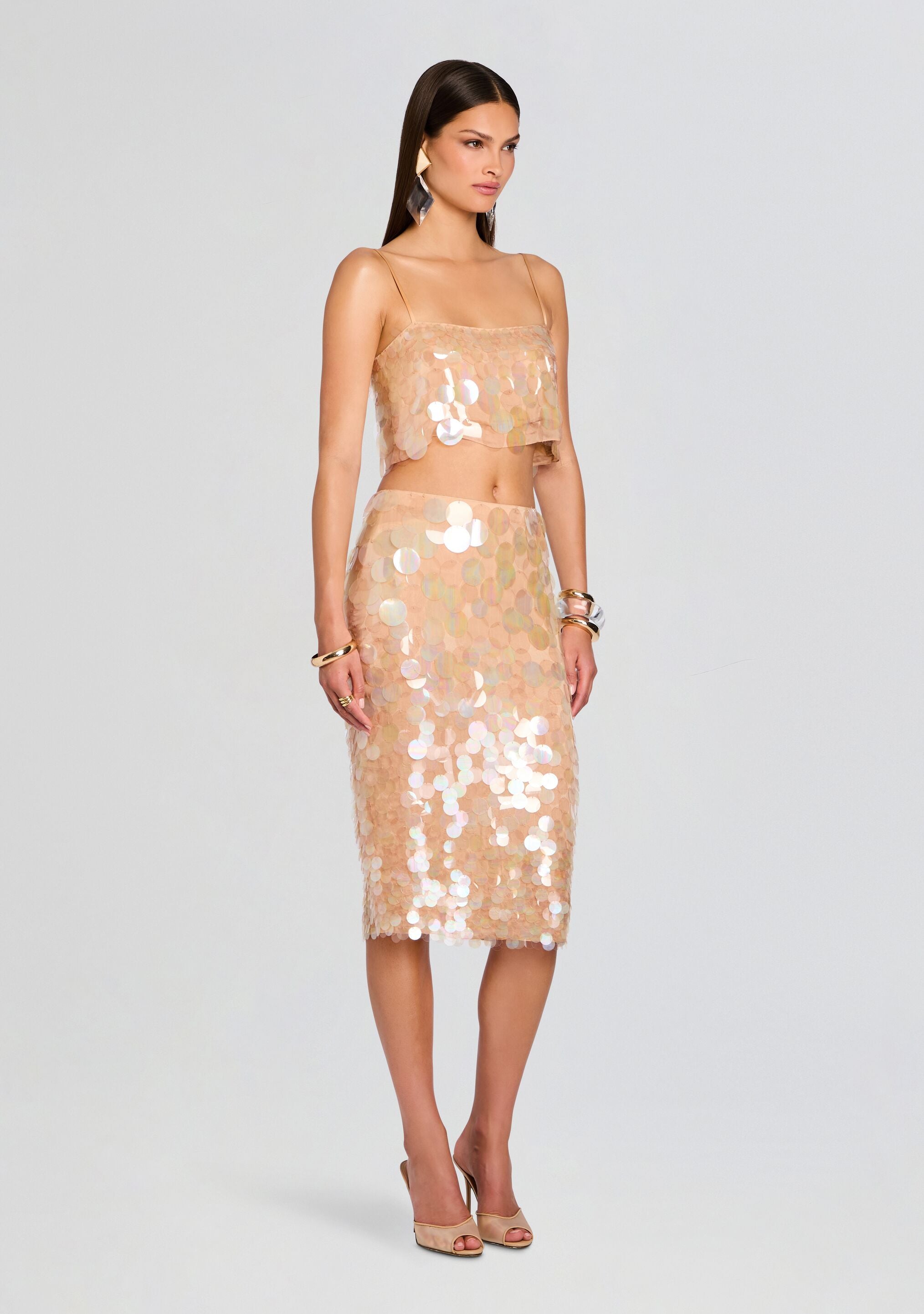 Riley Sequin Skirt-Stylulu