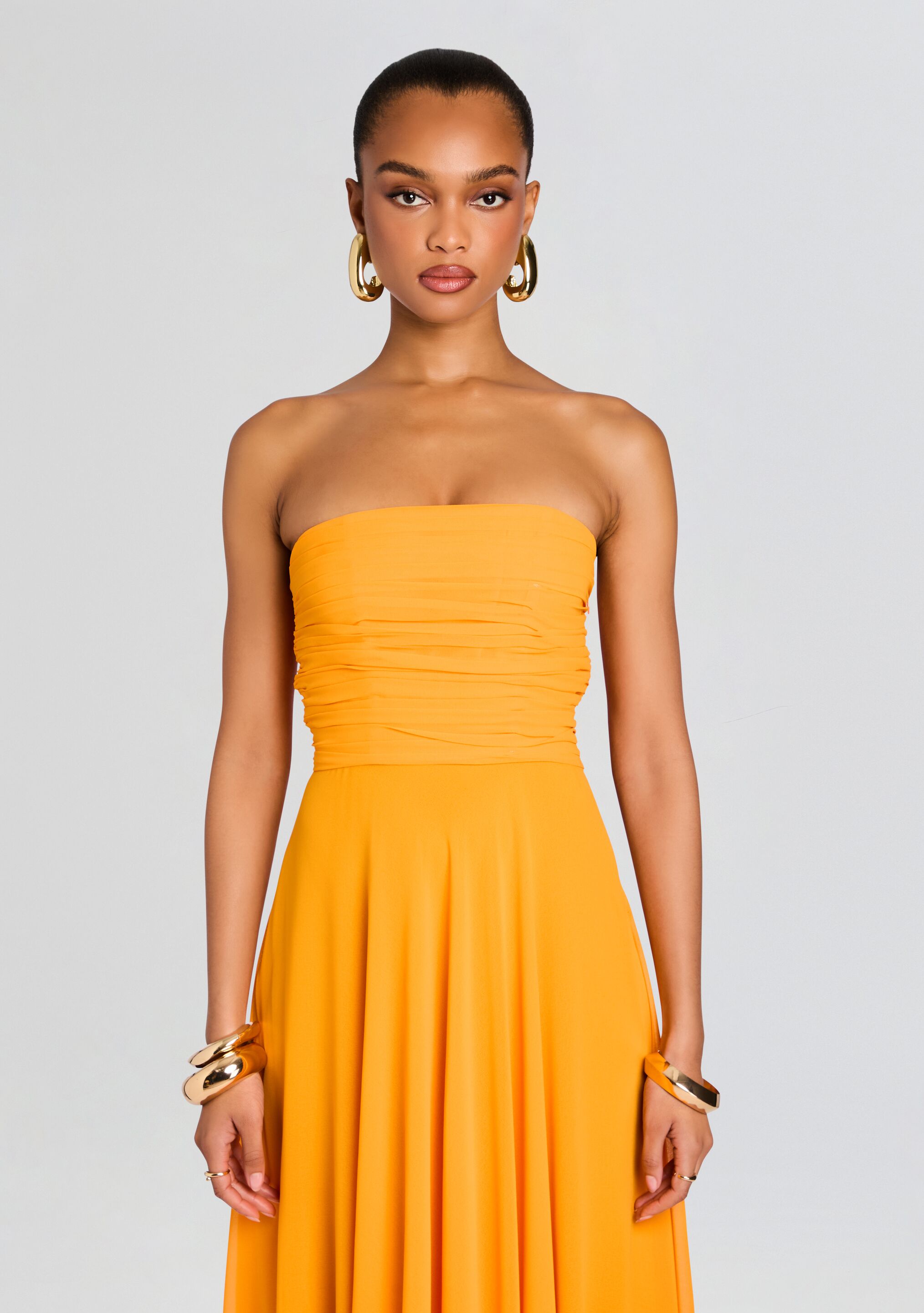 Louisa Chiffon Dress-Stylulu