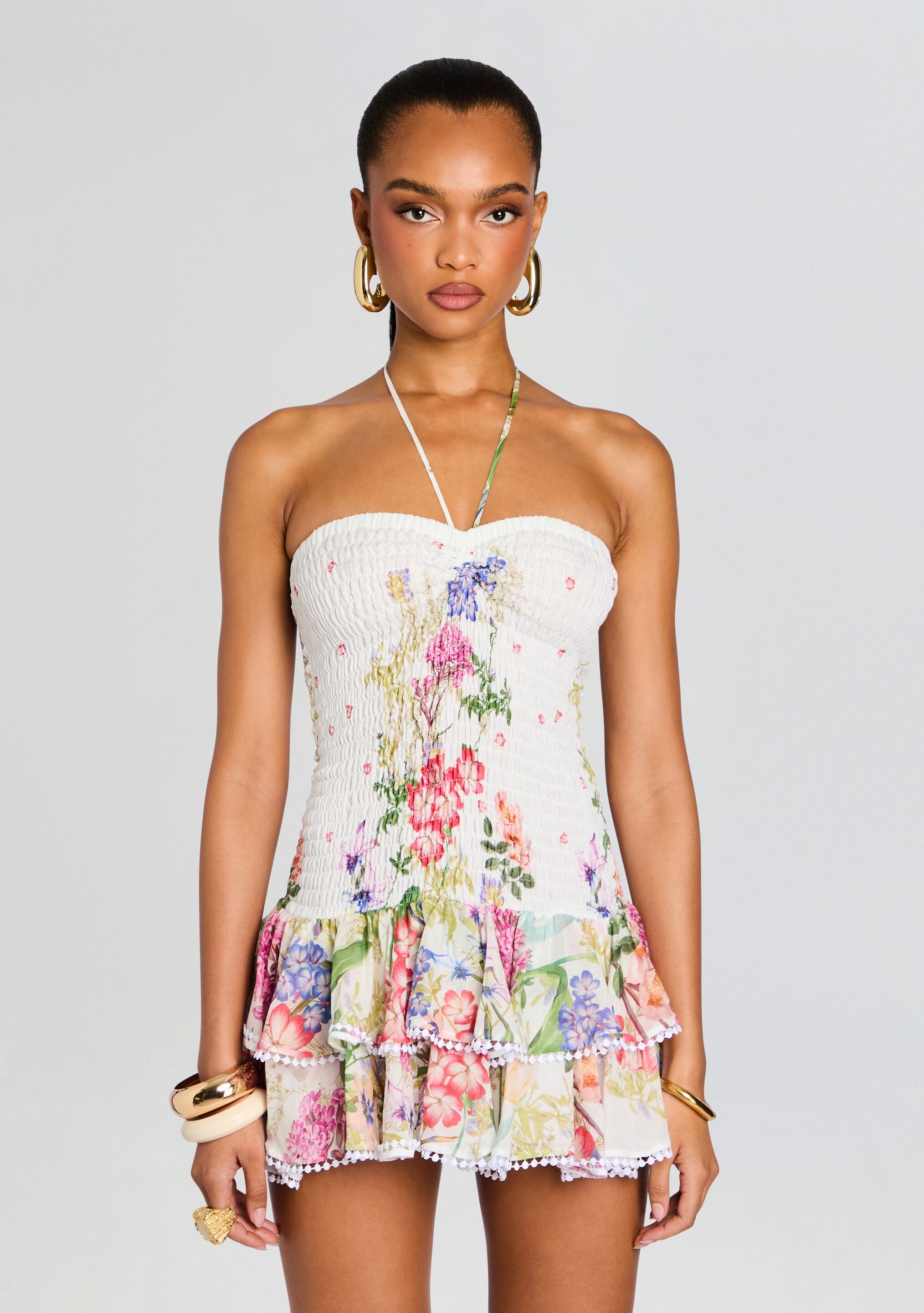 Cusia Short Dress-Stylulu