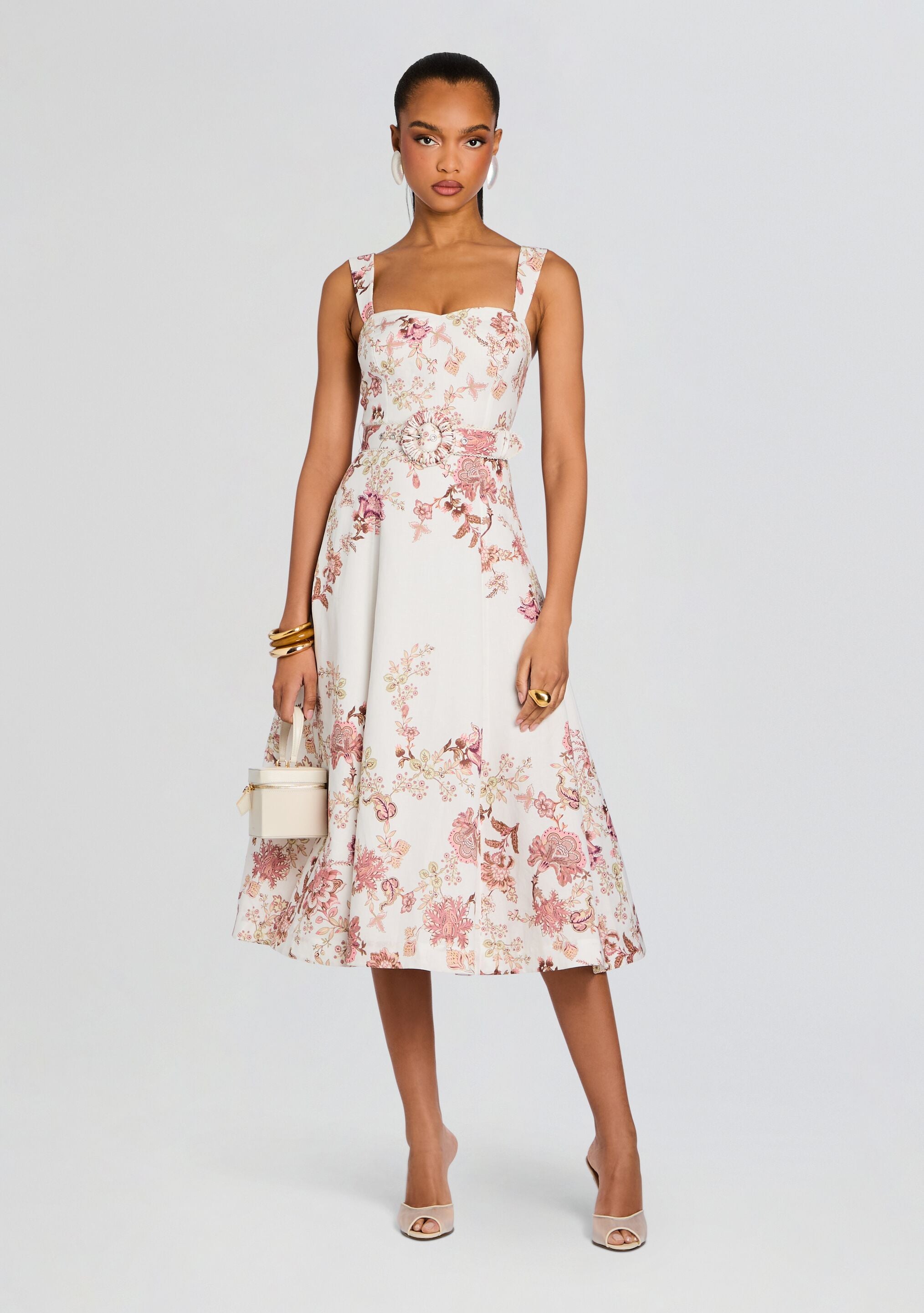 Diza Midi Dress-Stylulu