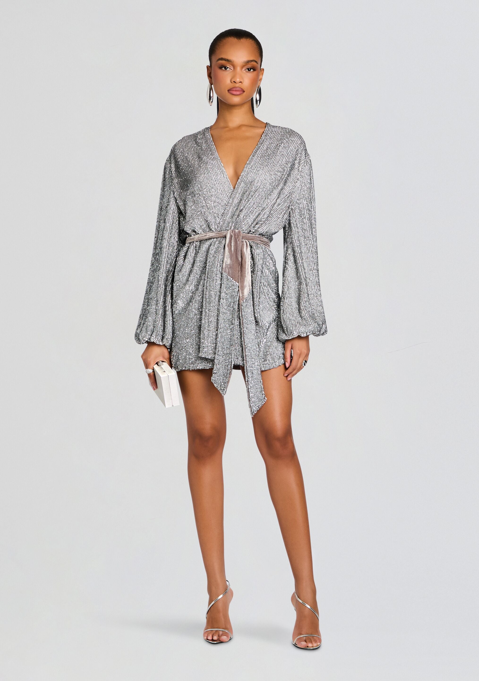 Gabrielle Sequin Robe-Stylulu