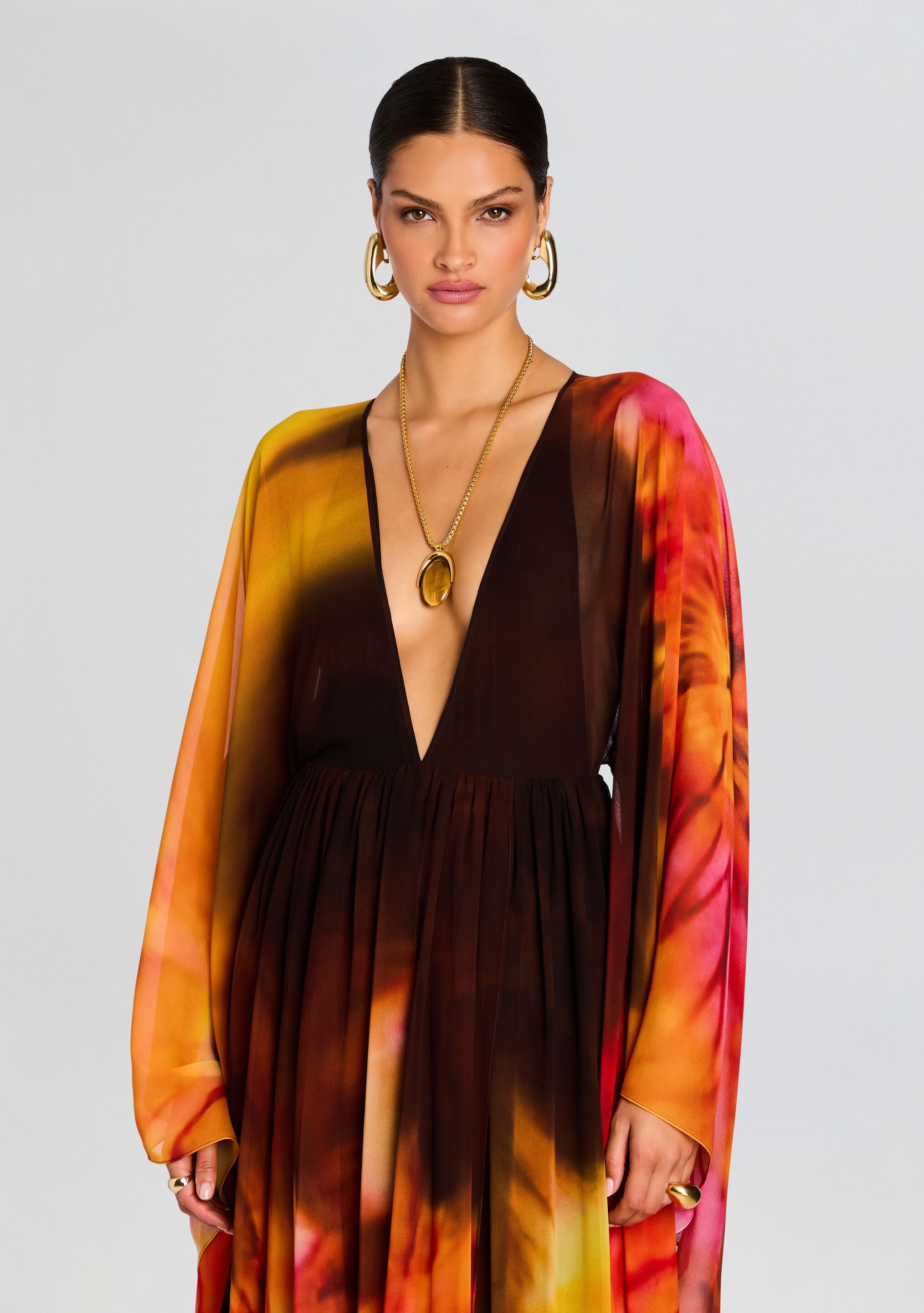 Hedley Chiffon Dress-Stylulu