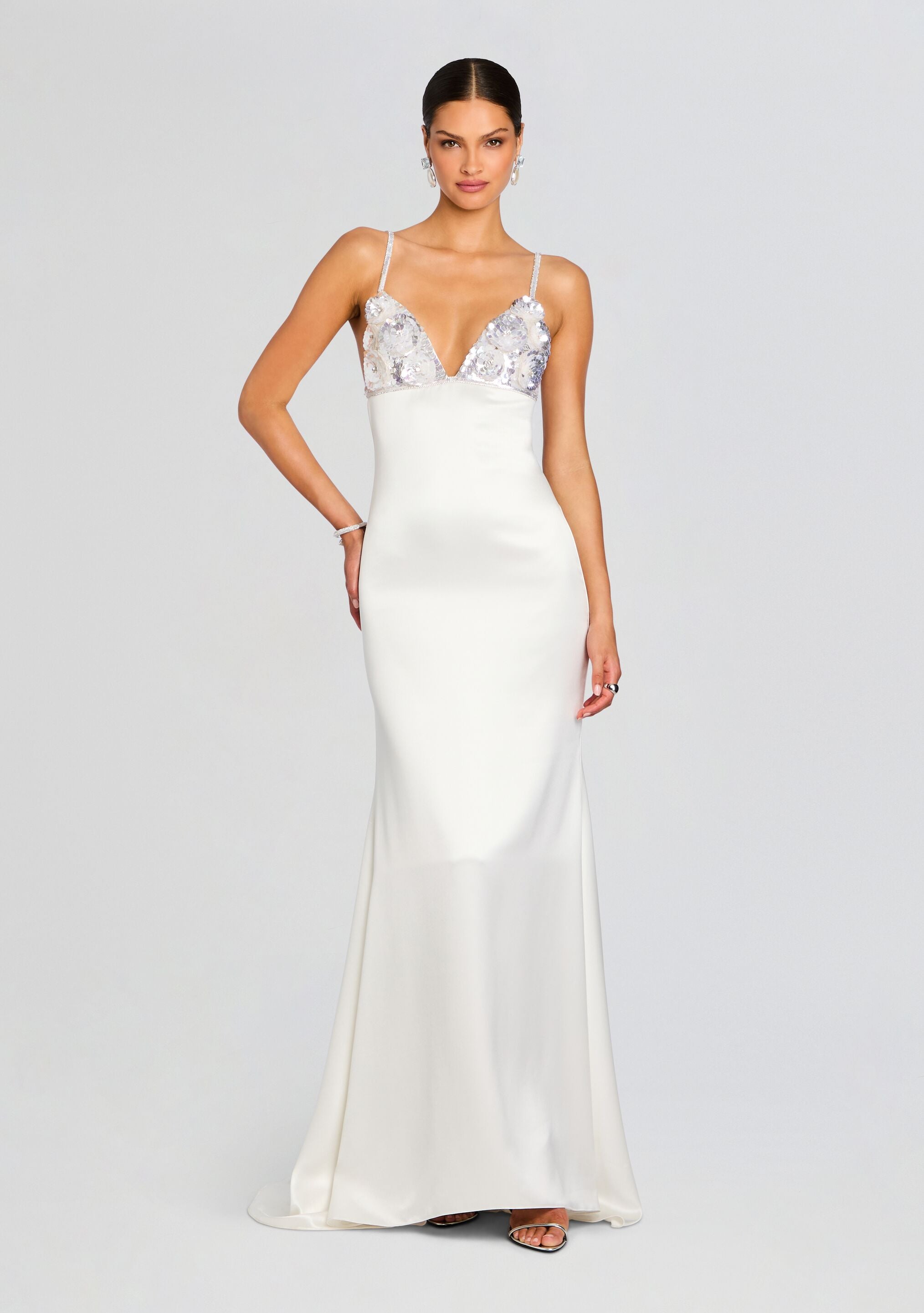 Oline Emroidered Dress-Stylulu