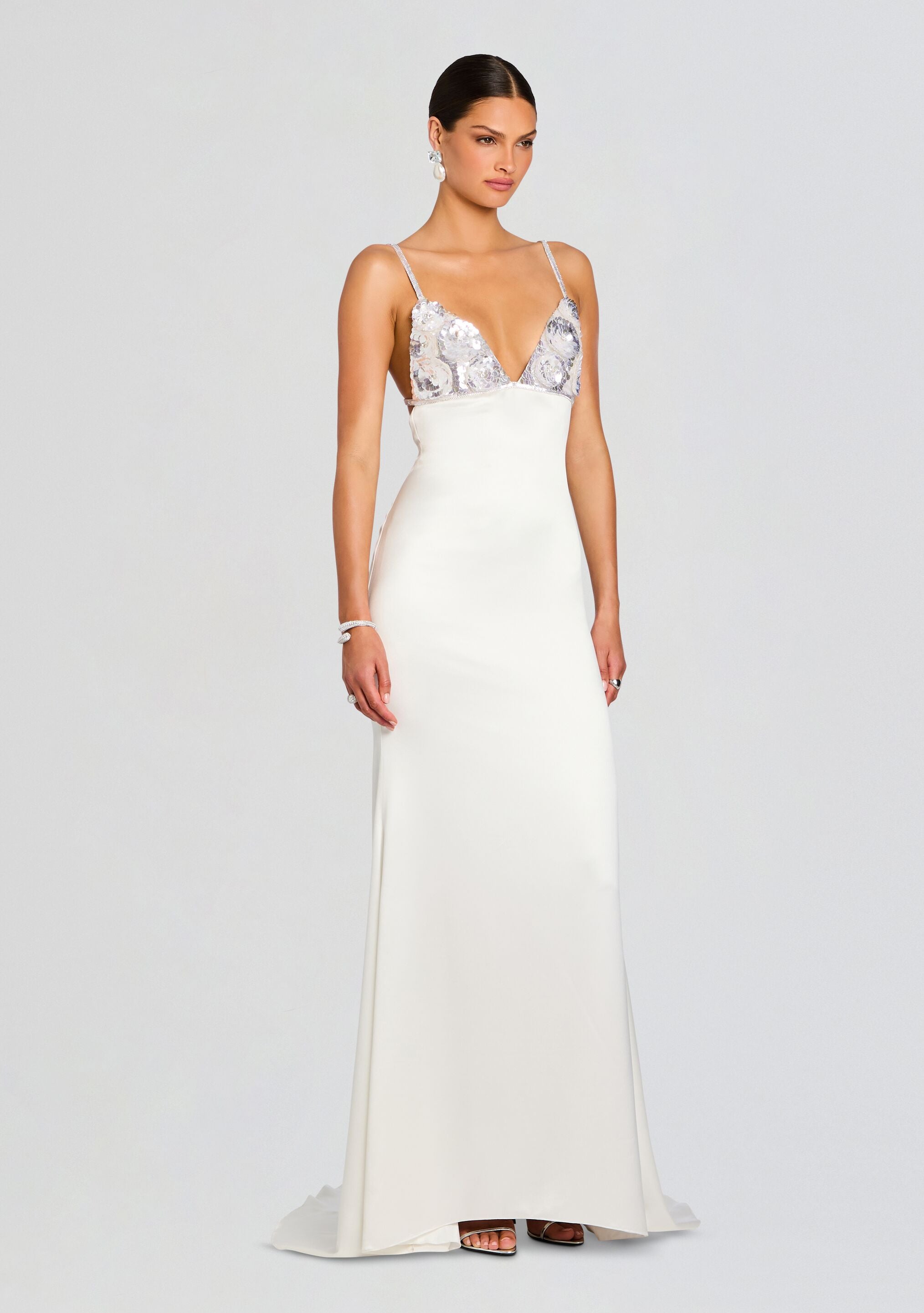 Oline Emroidered Dress-Stylulu