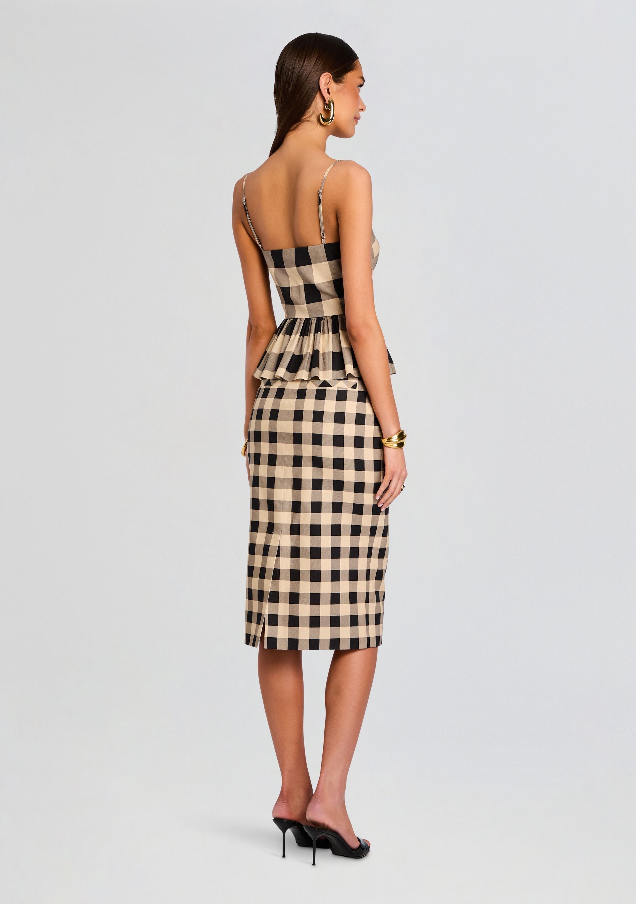 Carl Linen Midi Skirt-Stylulu