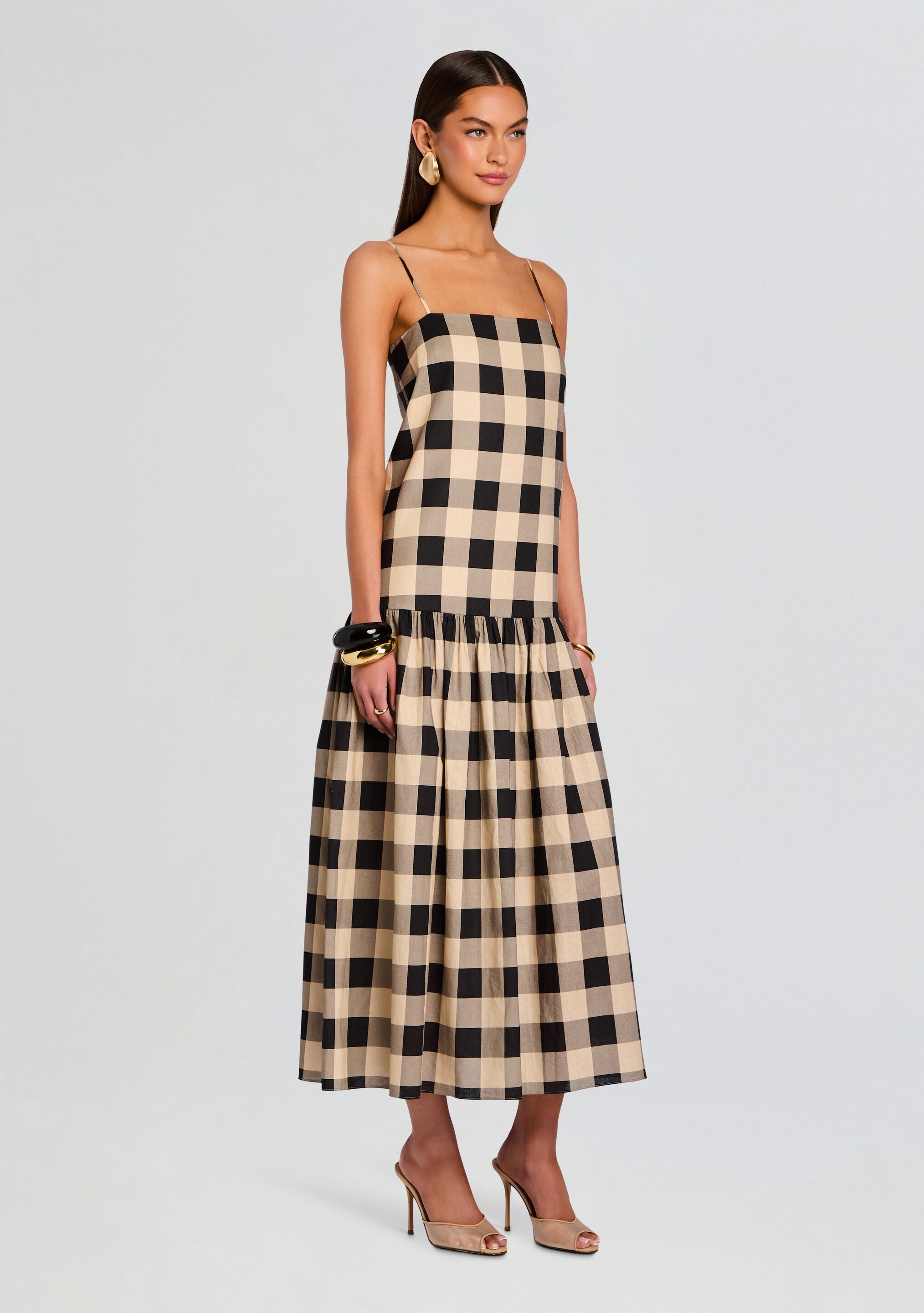 Aydan Linen Maxi Dress-Stylulu