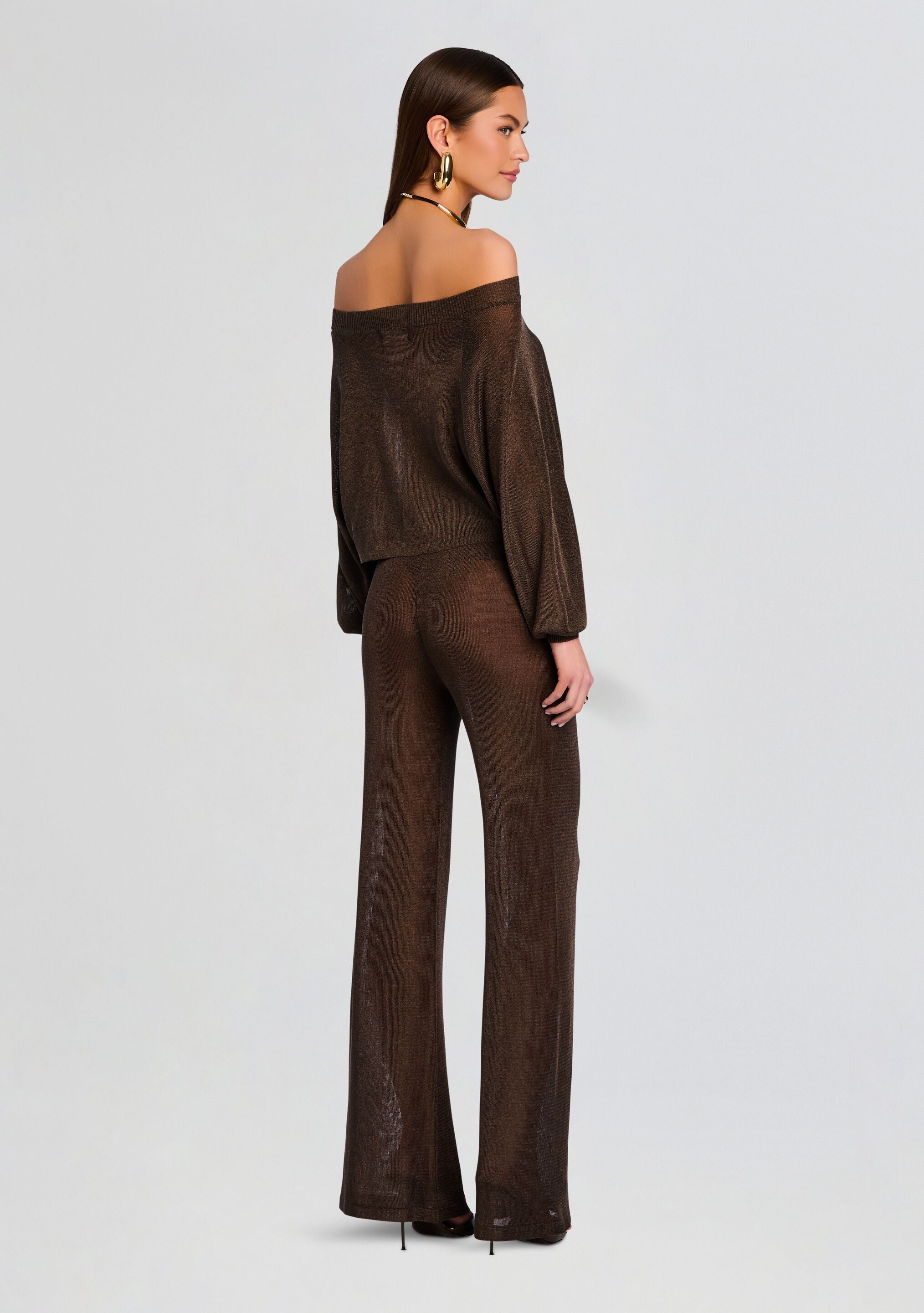 Felicity Metallic Knit Top-Stylulu