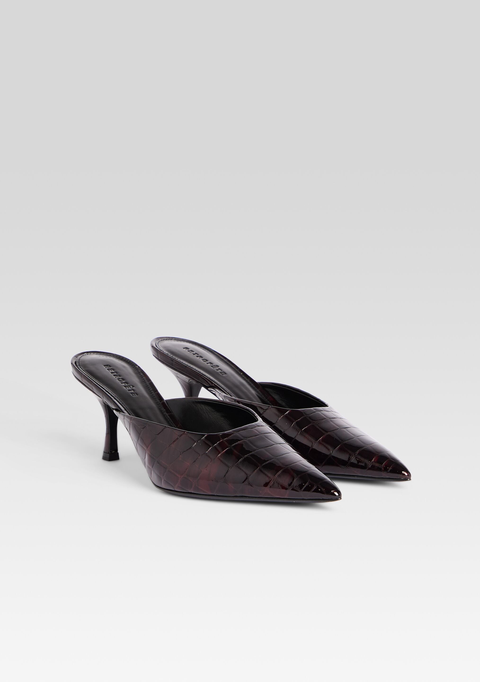 Bonnie Leather Mule-Stylulu