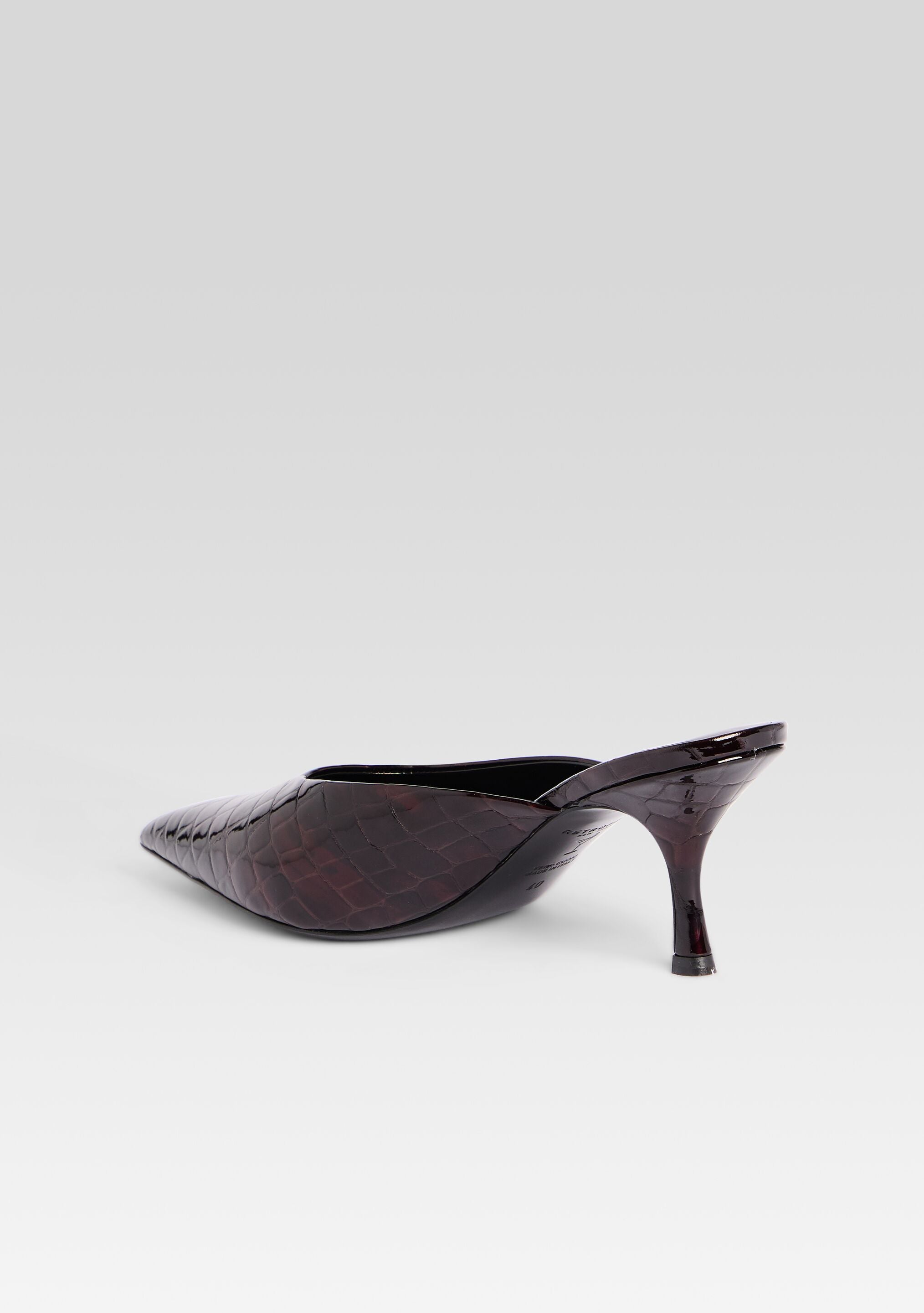 Bonnie Leather Mule-Stylulu