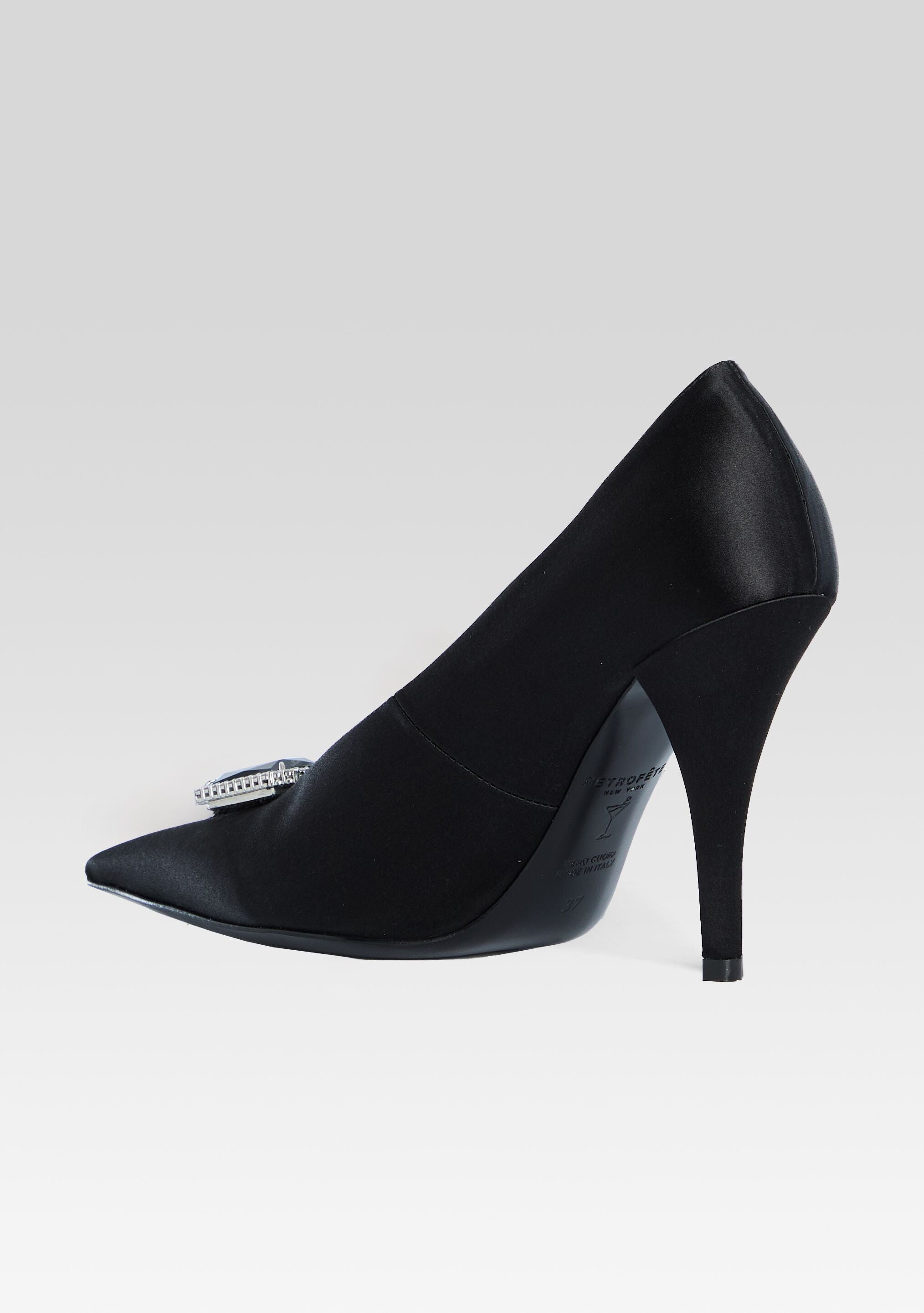 Corinna Satin Heel-Stylulu