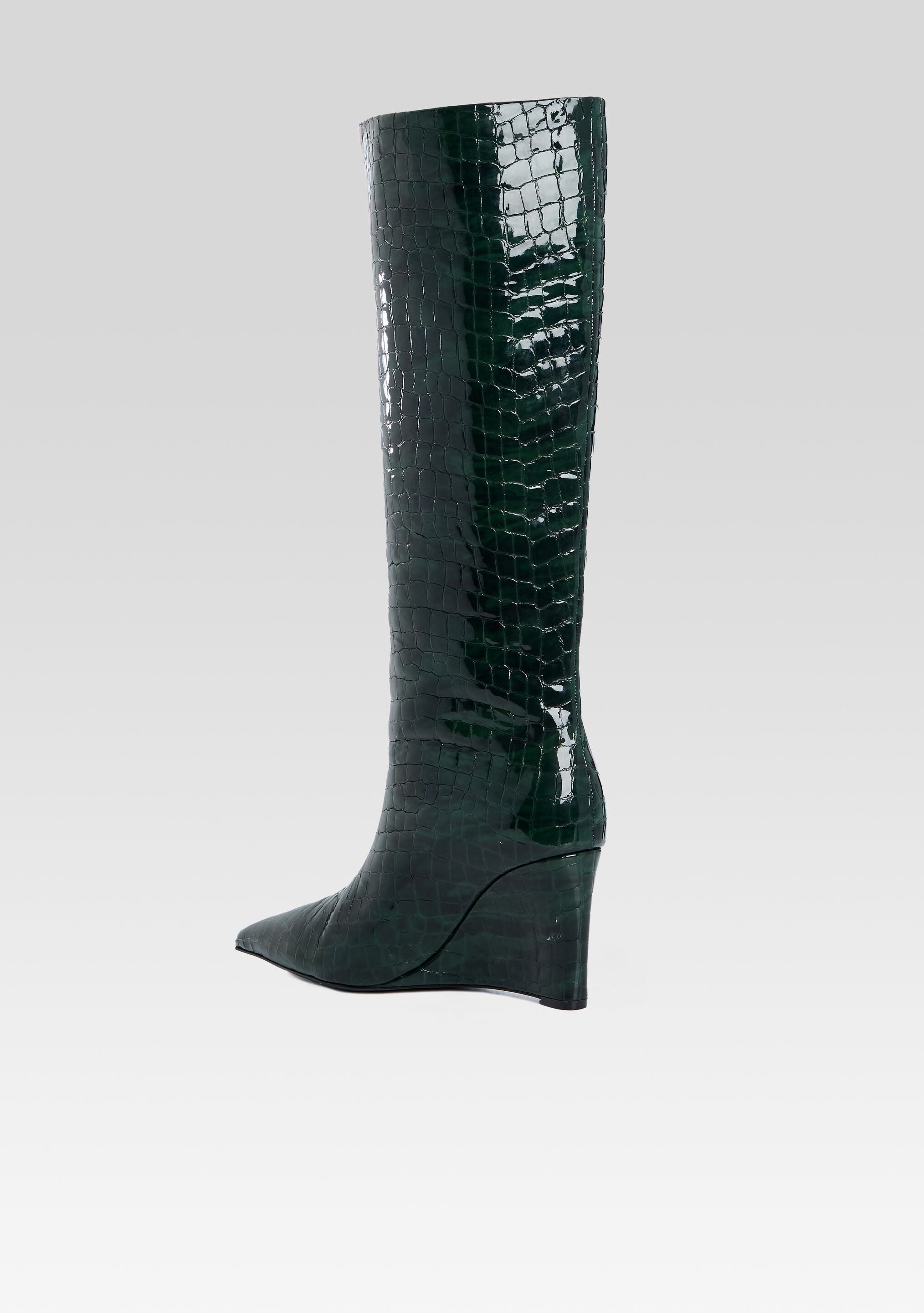 Natassa Wedge Boot-Stylulu