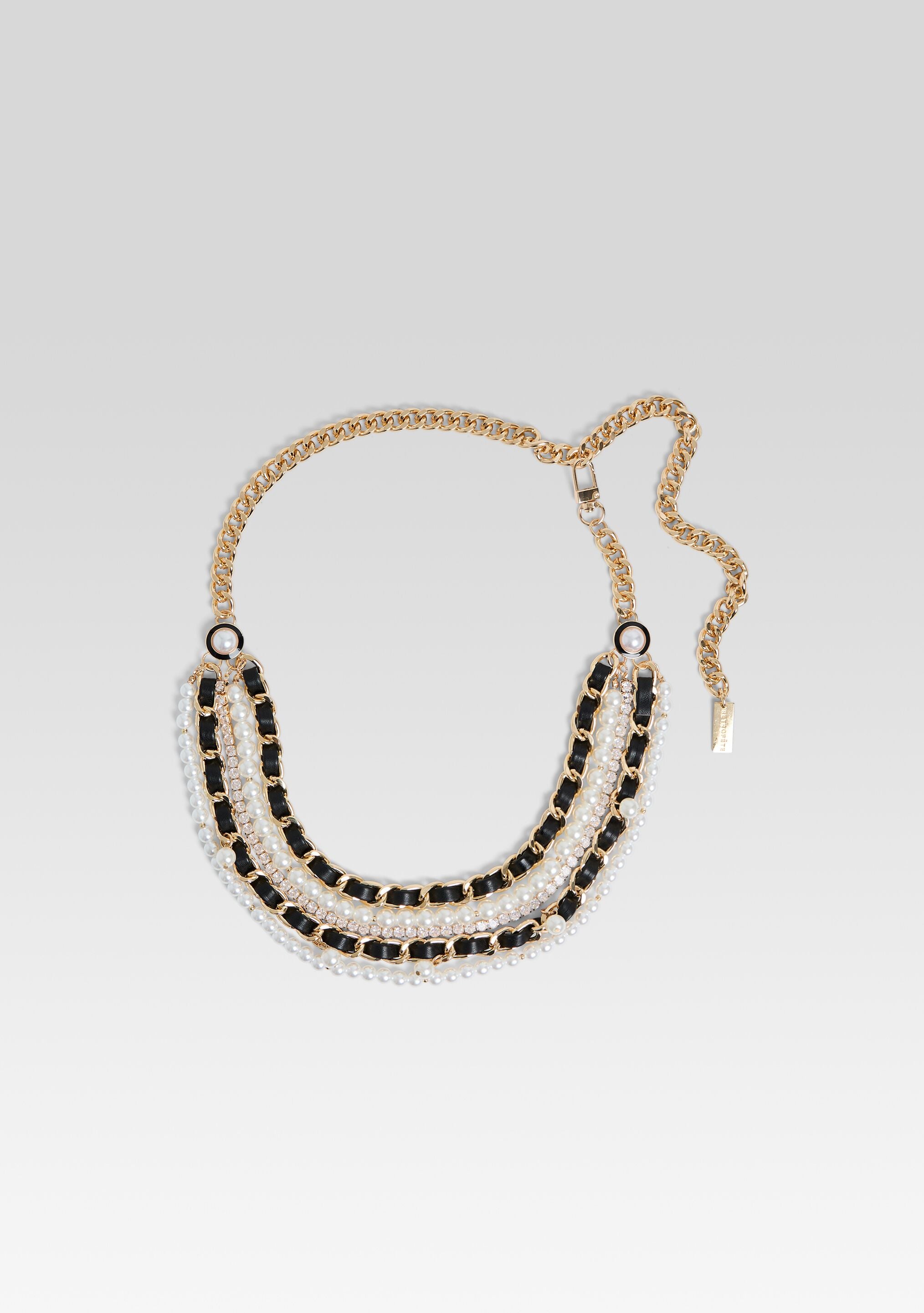 Sonya Pearl Chain Belt-Stylulu