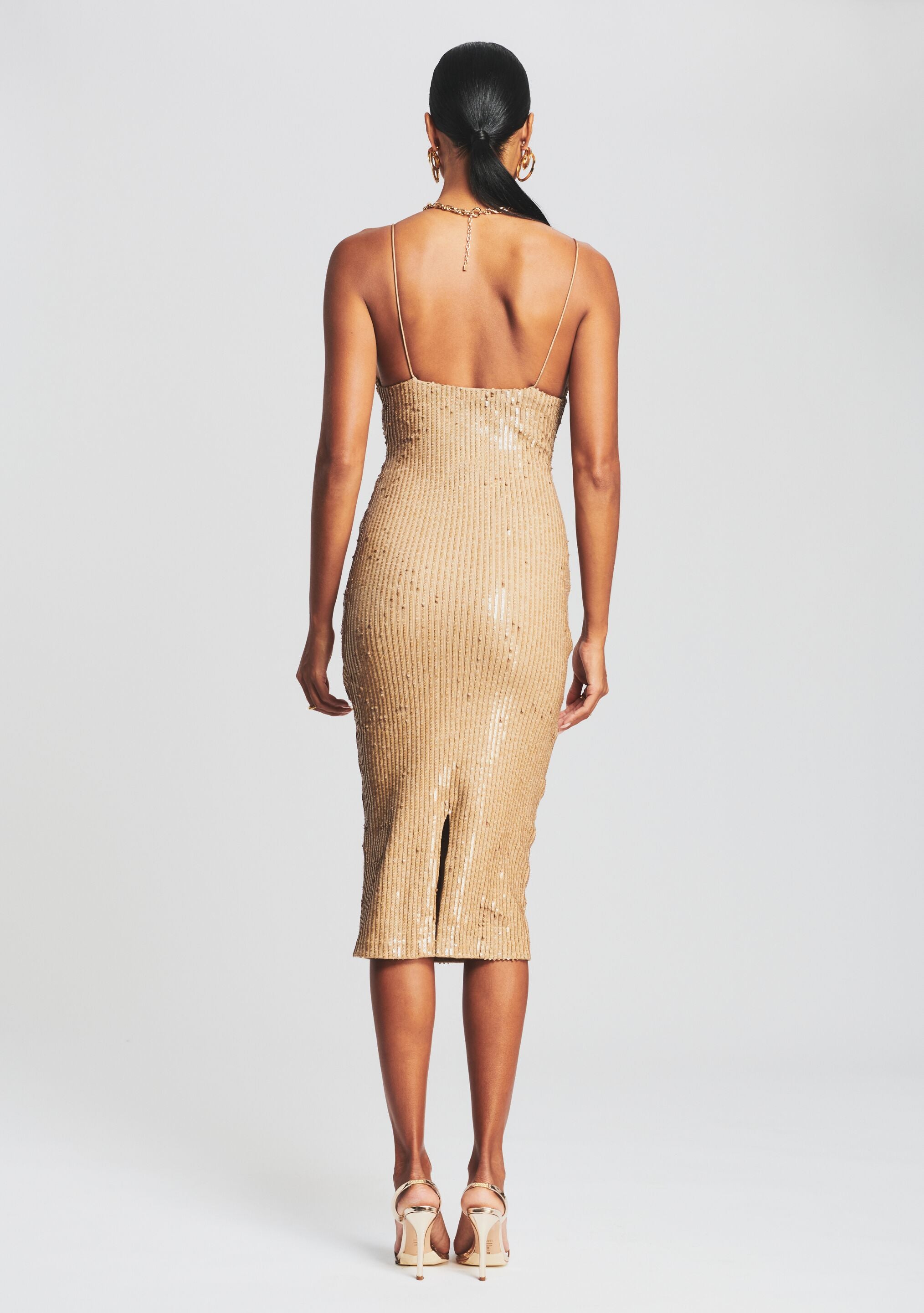 Sariah Sequin Knit Dress-Stylulu