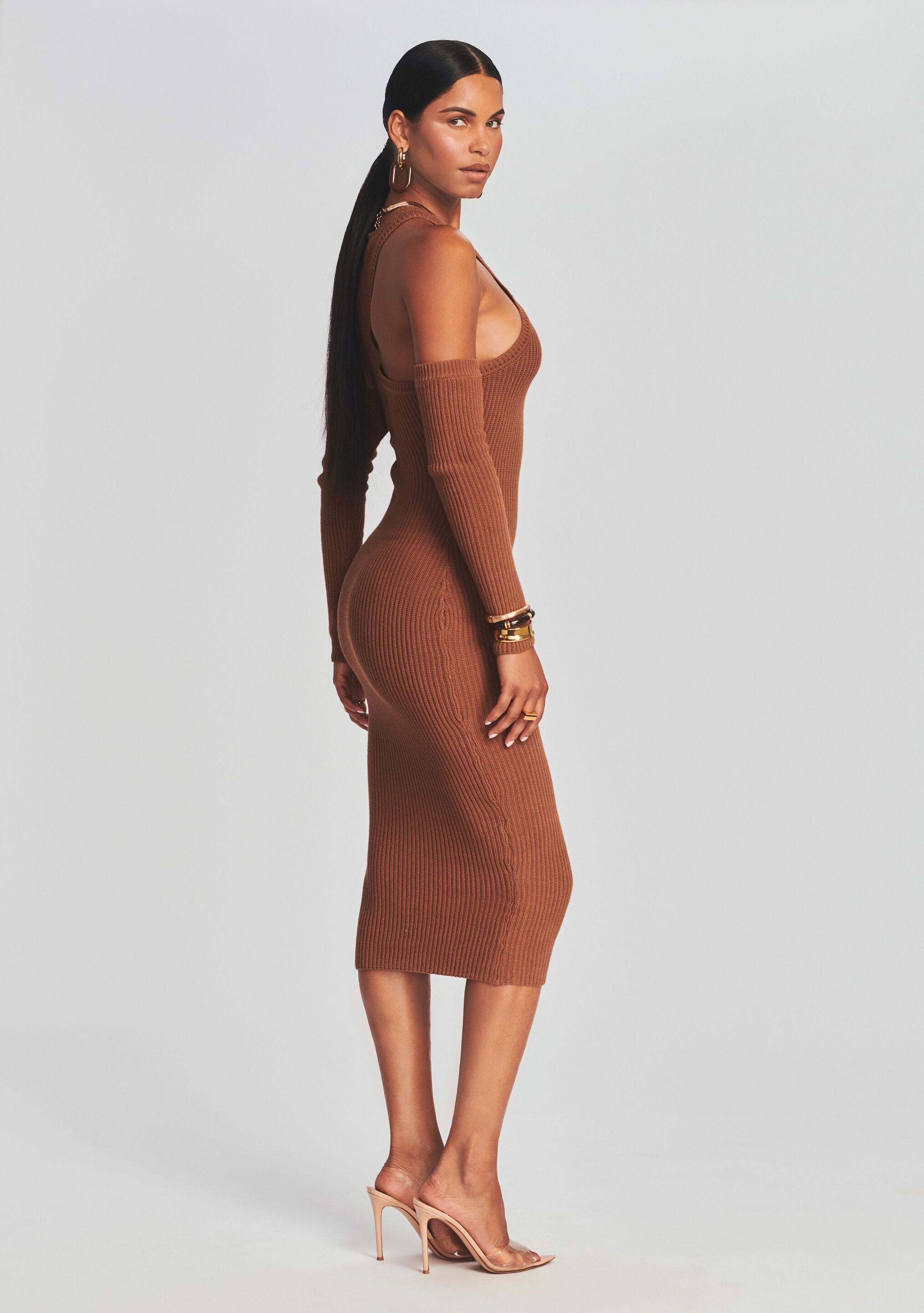 Vixen Rib Knit Dress-Stylulu