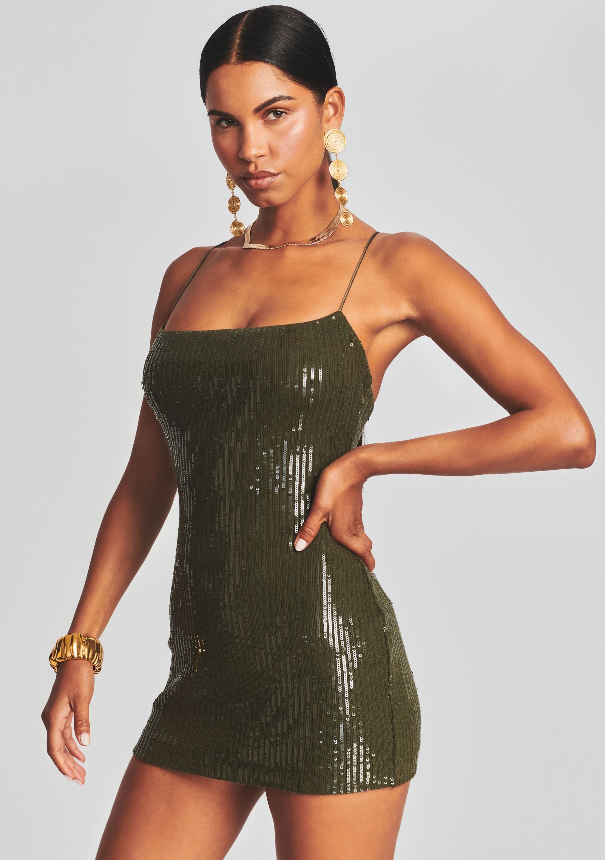 Hudson Sequin Knit Dress-Stylulu