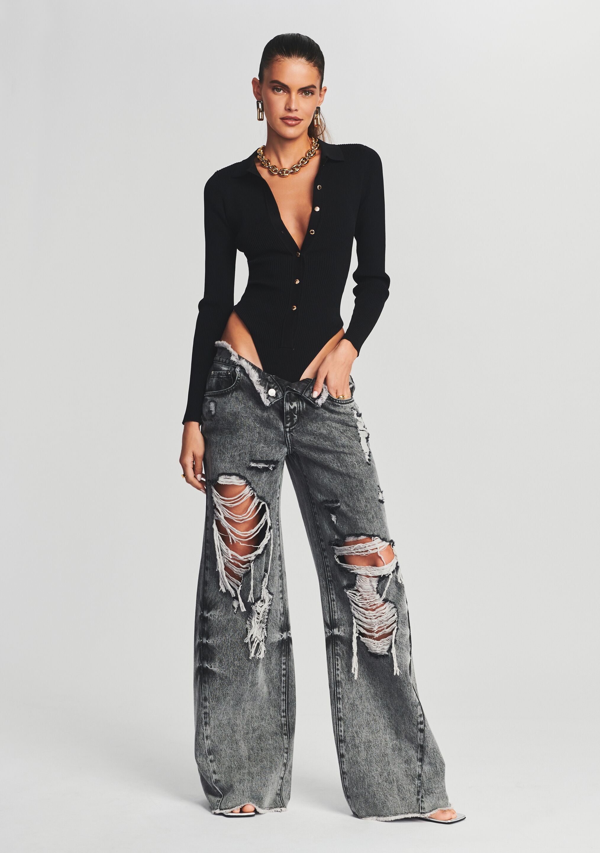 Ollie Wide Leg Jean-Stylulu