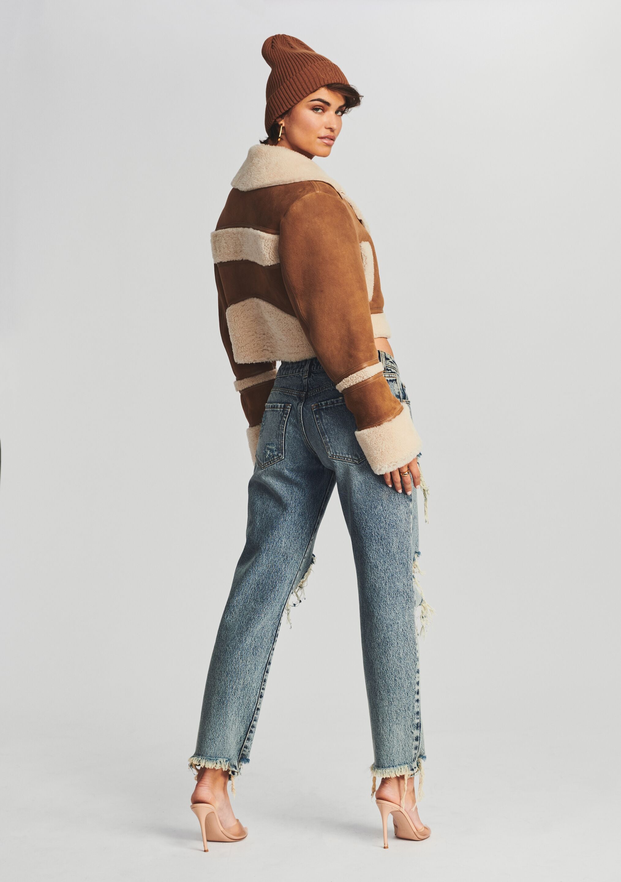 Henley Leather Jacket-Stylulu