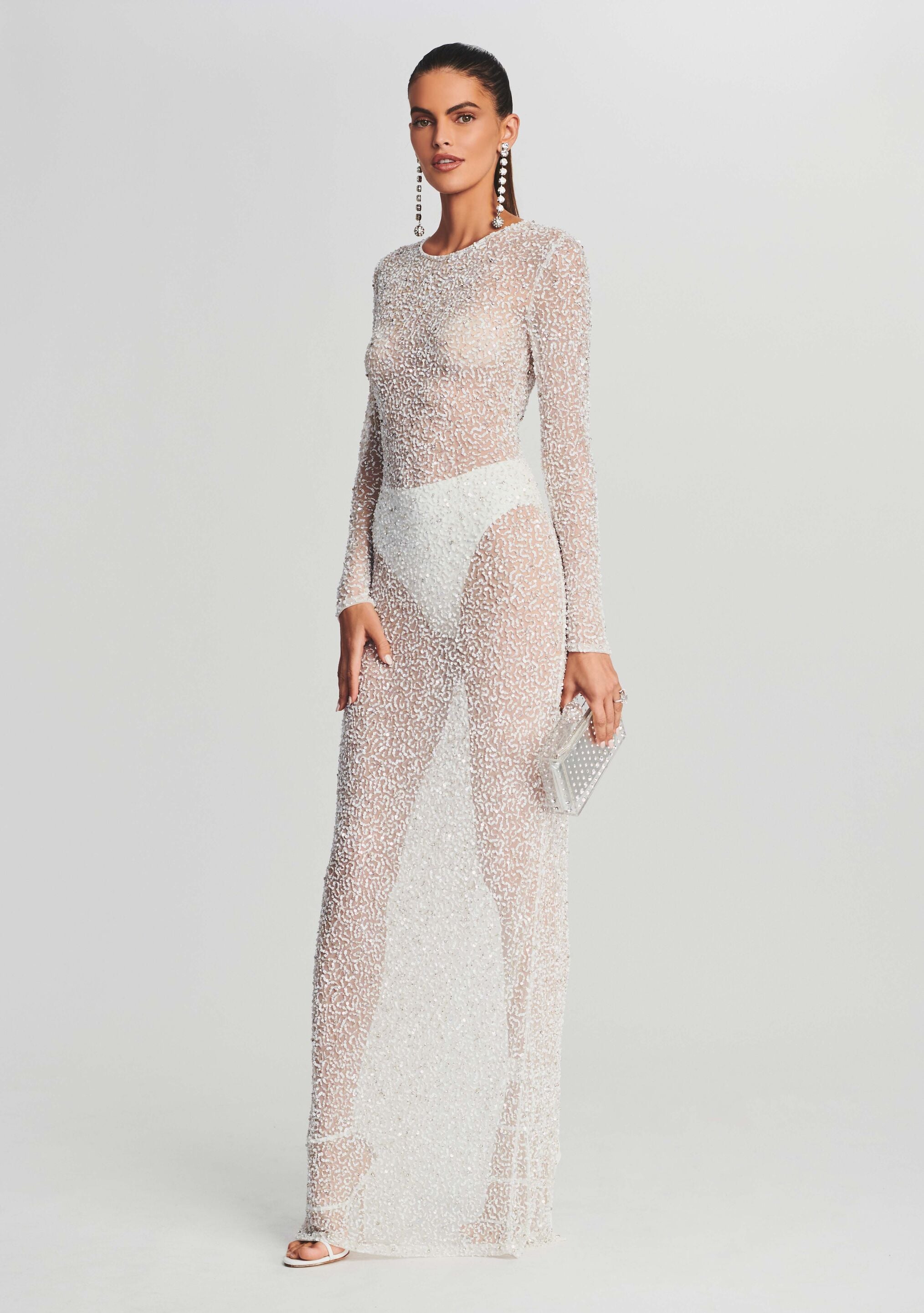 Heidi Sequin Dress-Stylulu