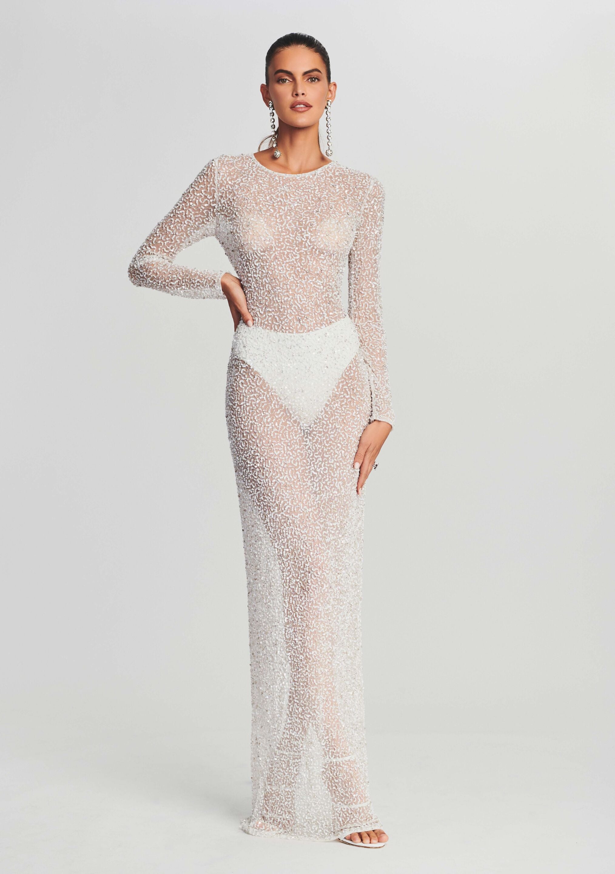 Heidi Sequin Dress-Stylulu