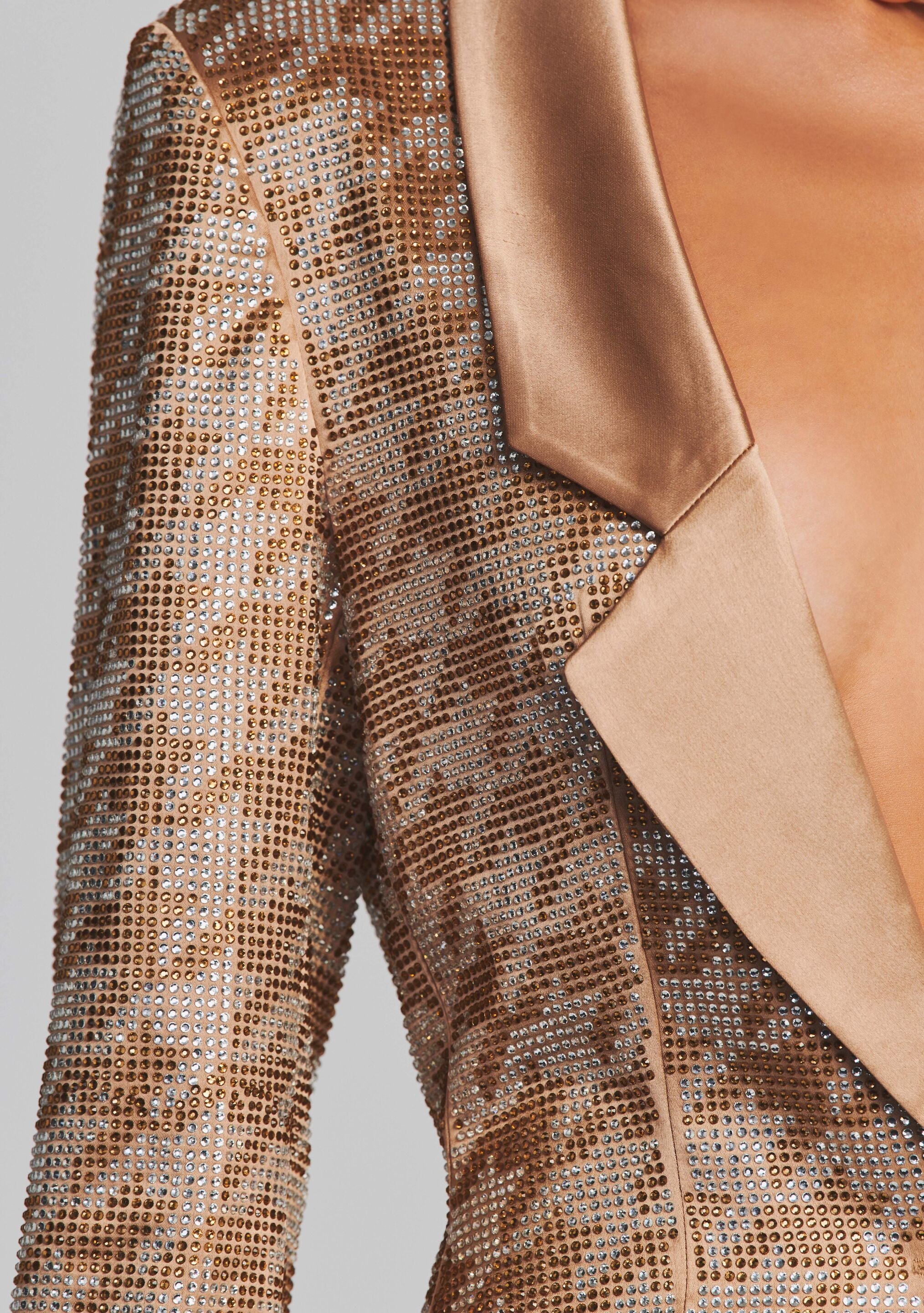 Jules Embellished Blazer Dress-Stylulu