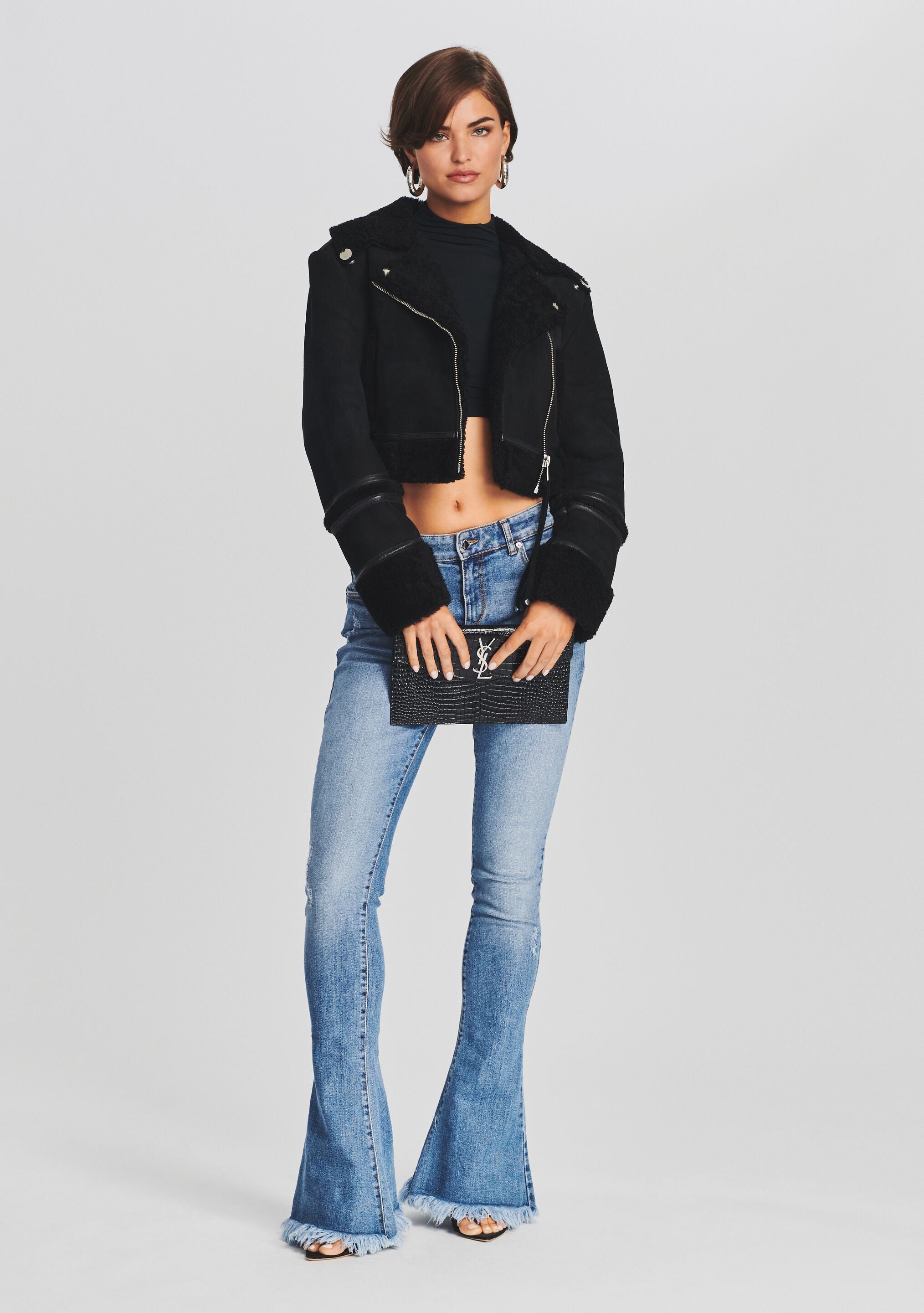 Henley Leather Jacket-Stylulu