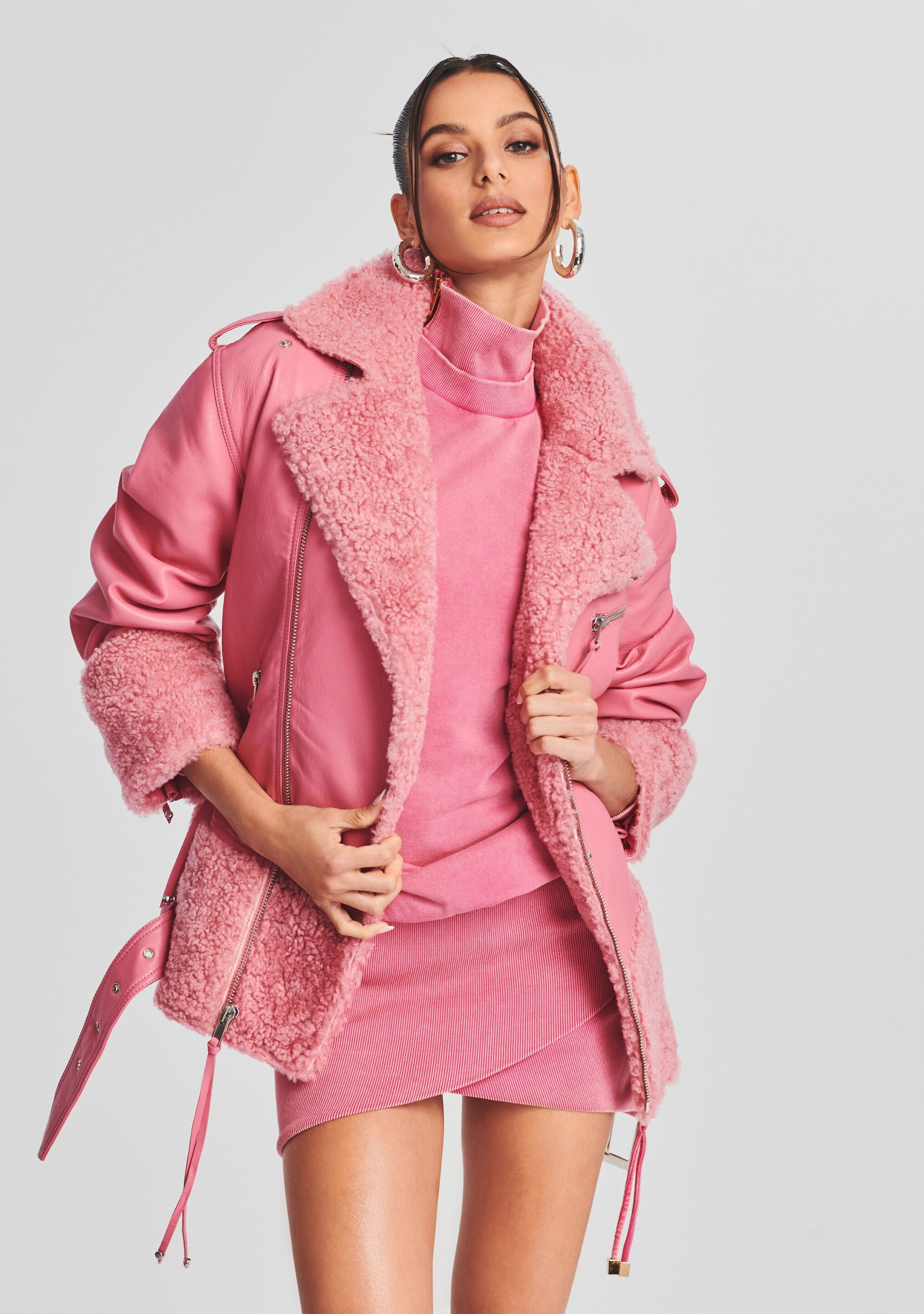 City Leather Jacket-Stylulu