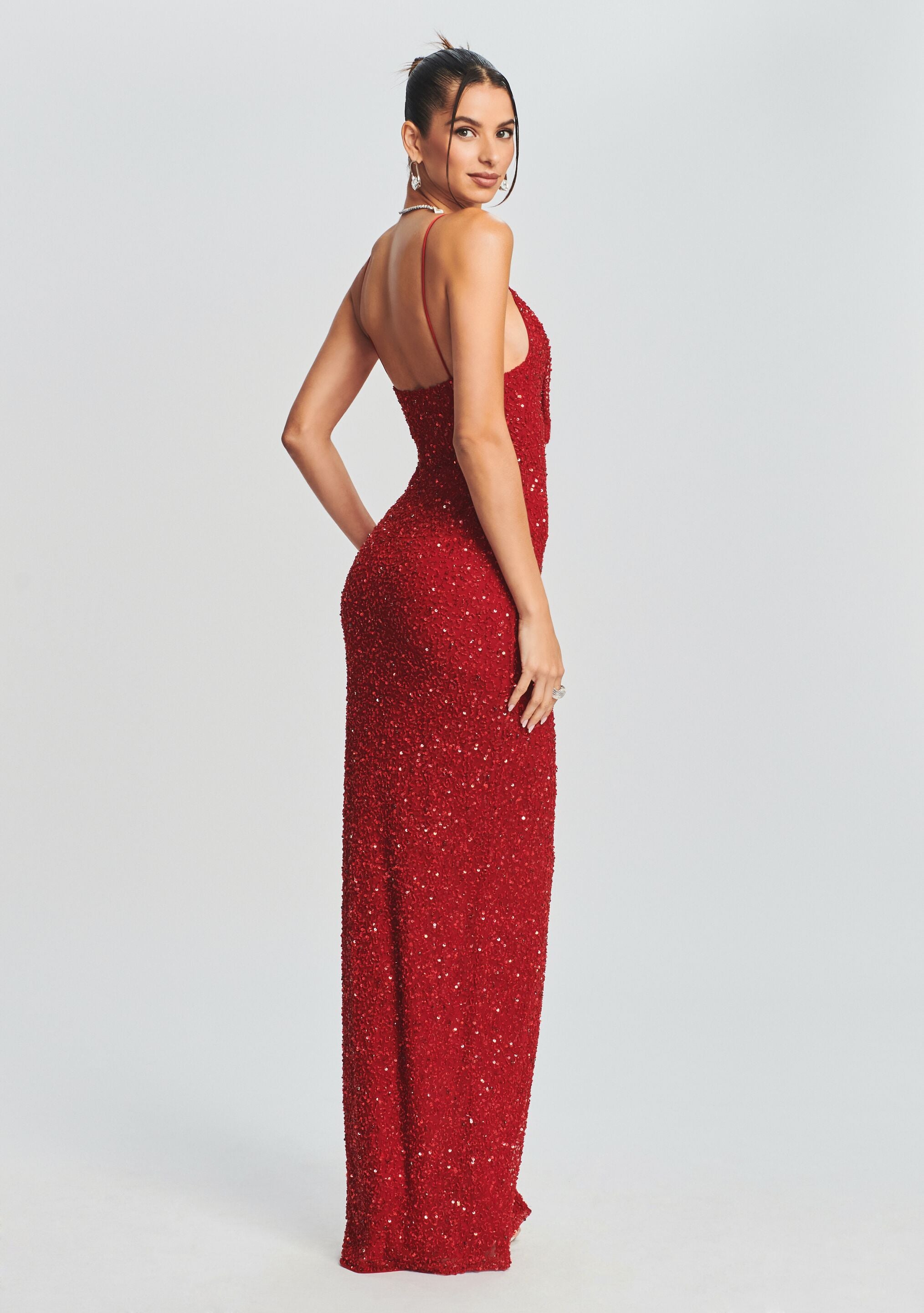 Loretta Sequin Dress-Stylulu