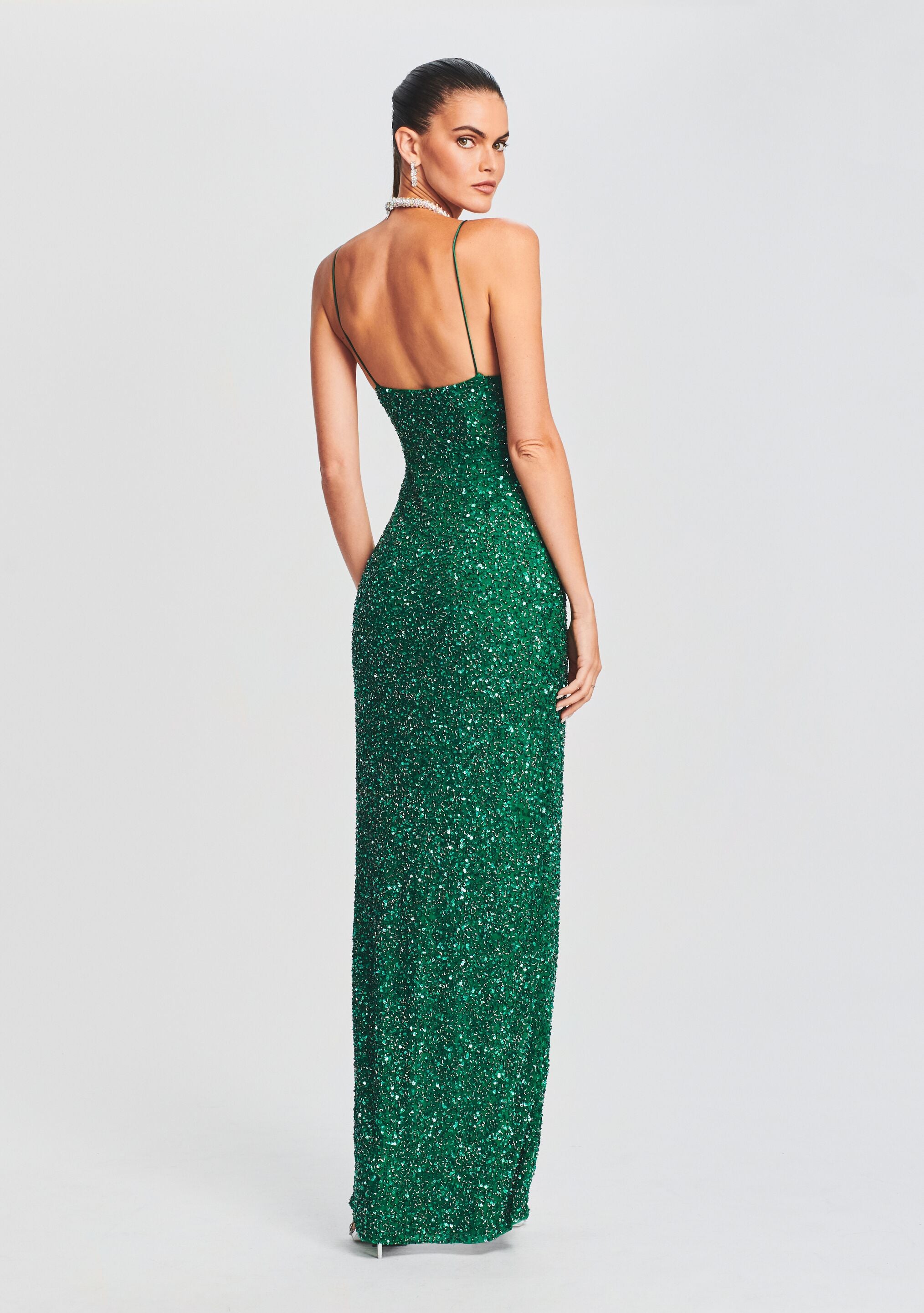 Loretta Sequin Dress-Stylulu