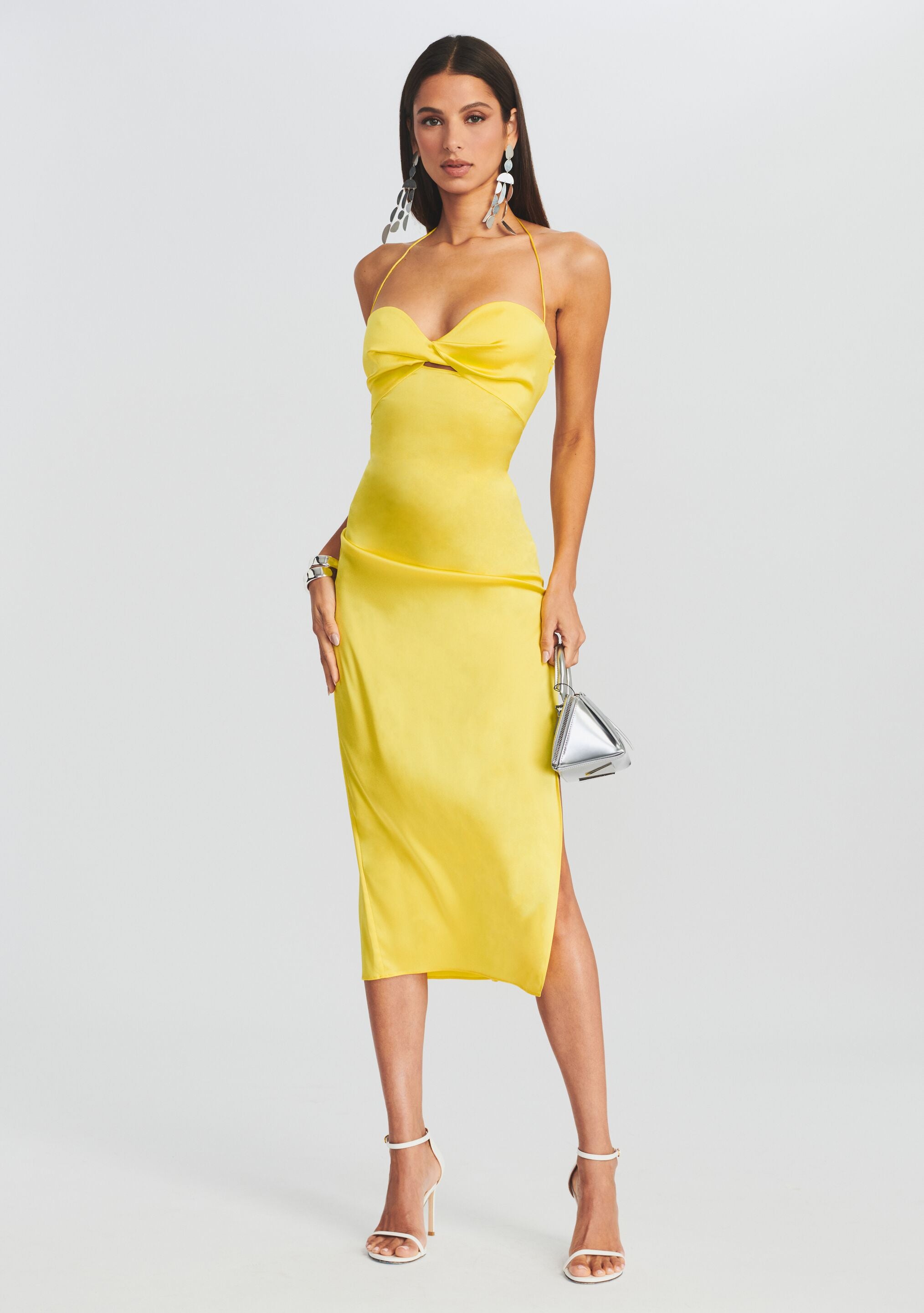 Claude Silk Dress-Stylulu