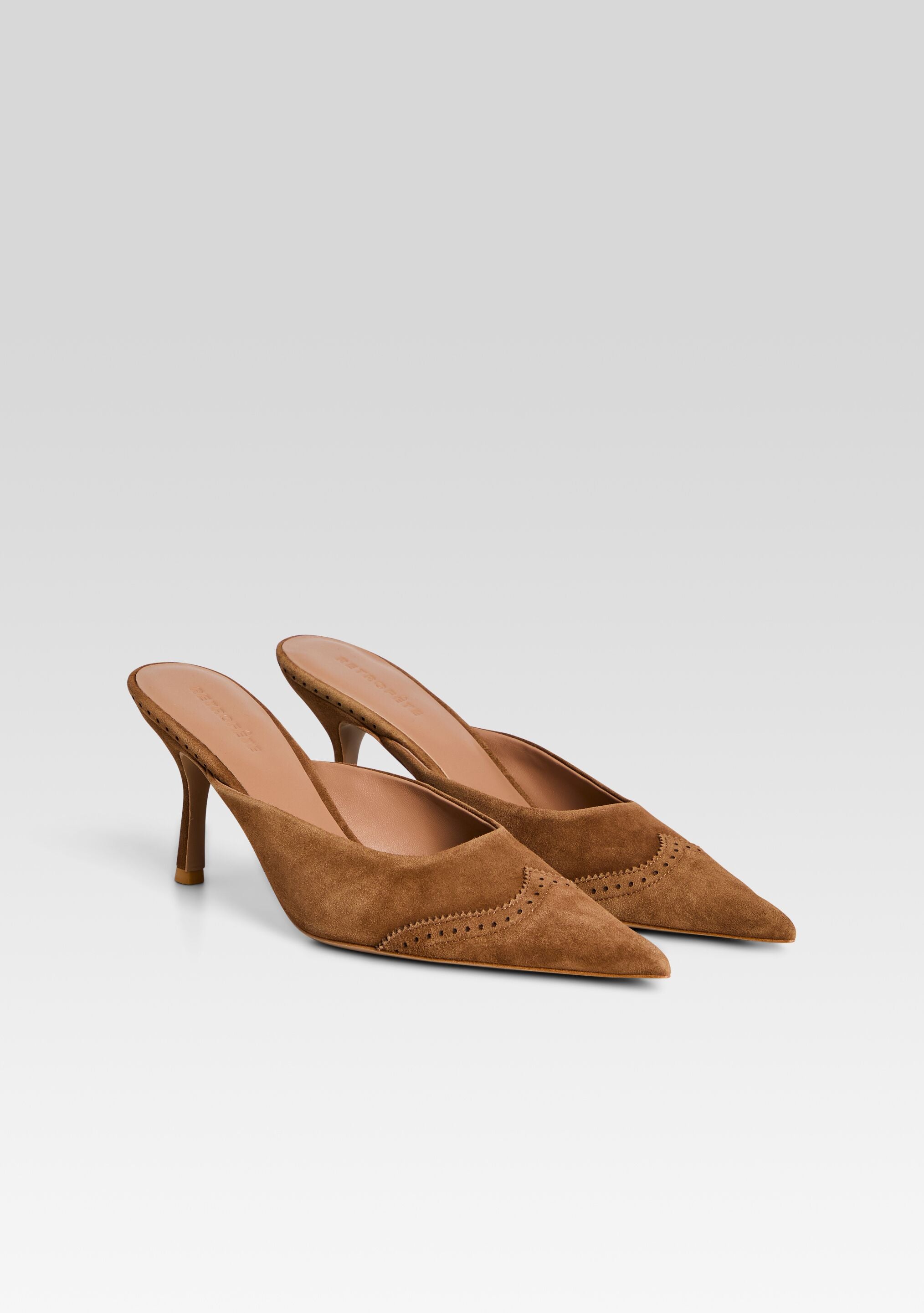 Daphne Suede Mule-Stylulu