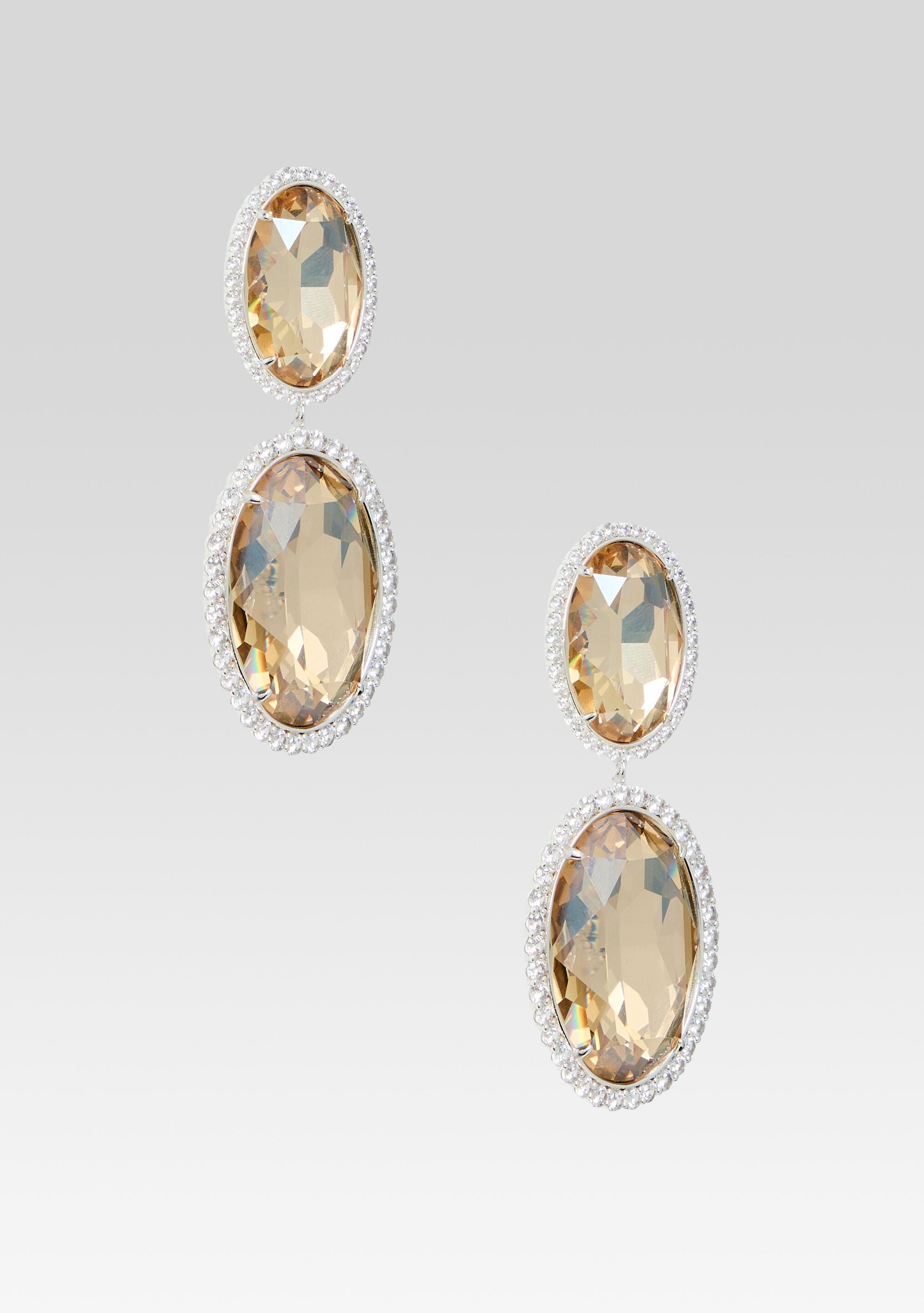 Hilma Gemstone Drop Earrings-Stylulu