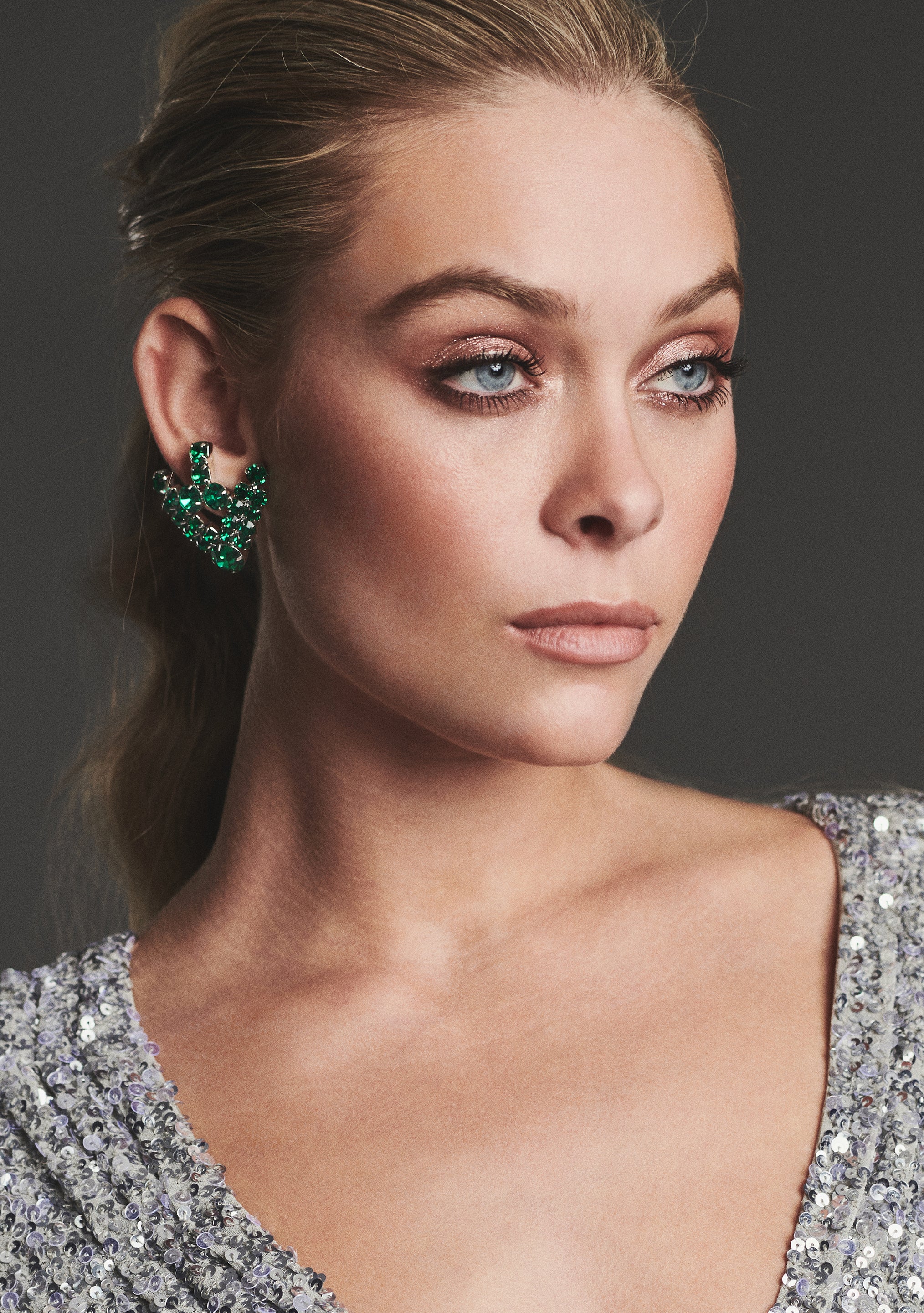 Crystal Clip Earrings-Stylulu