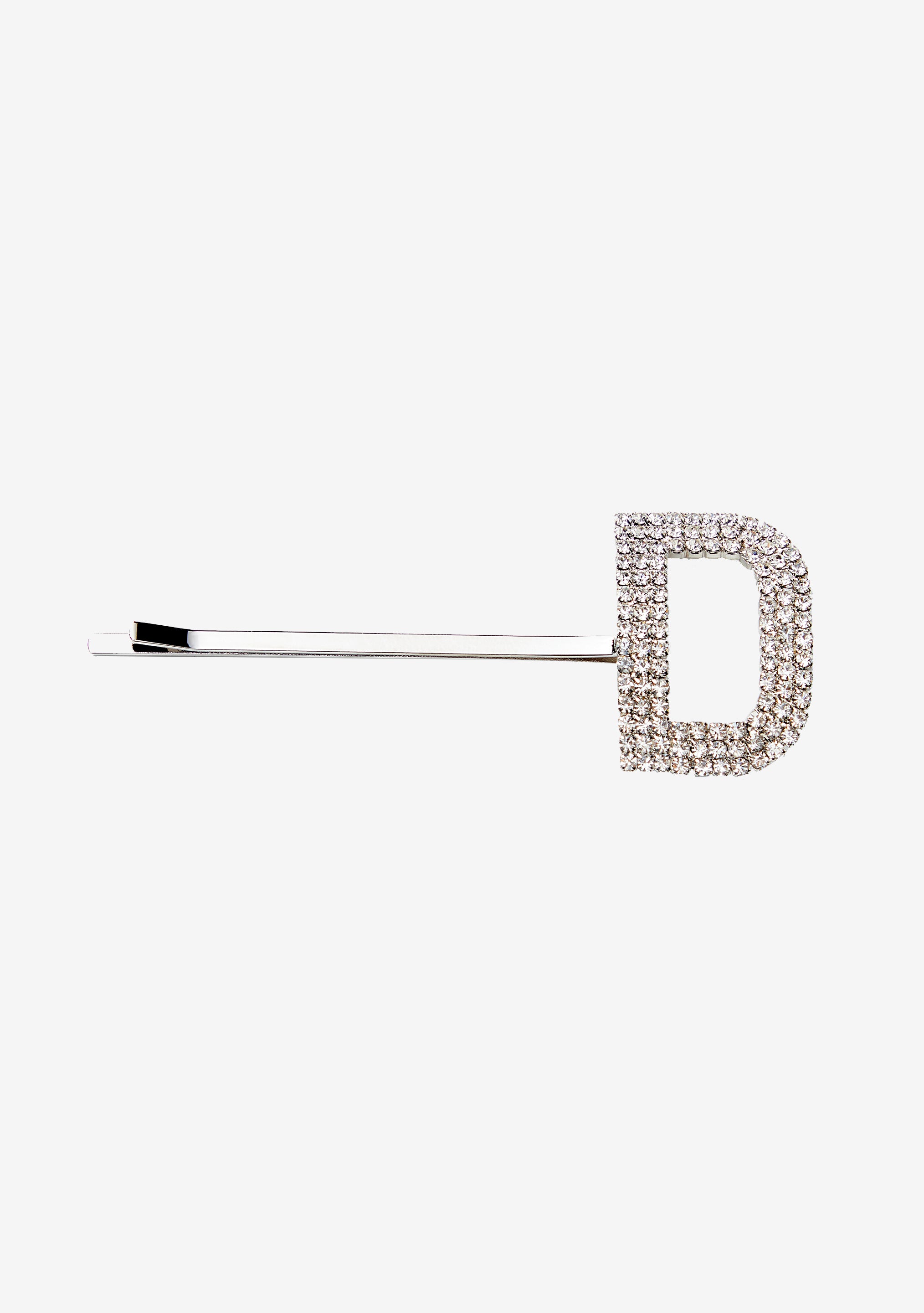 Rhinestone Alphabet Hair Clip-Stylulu