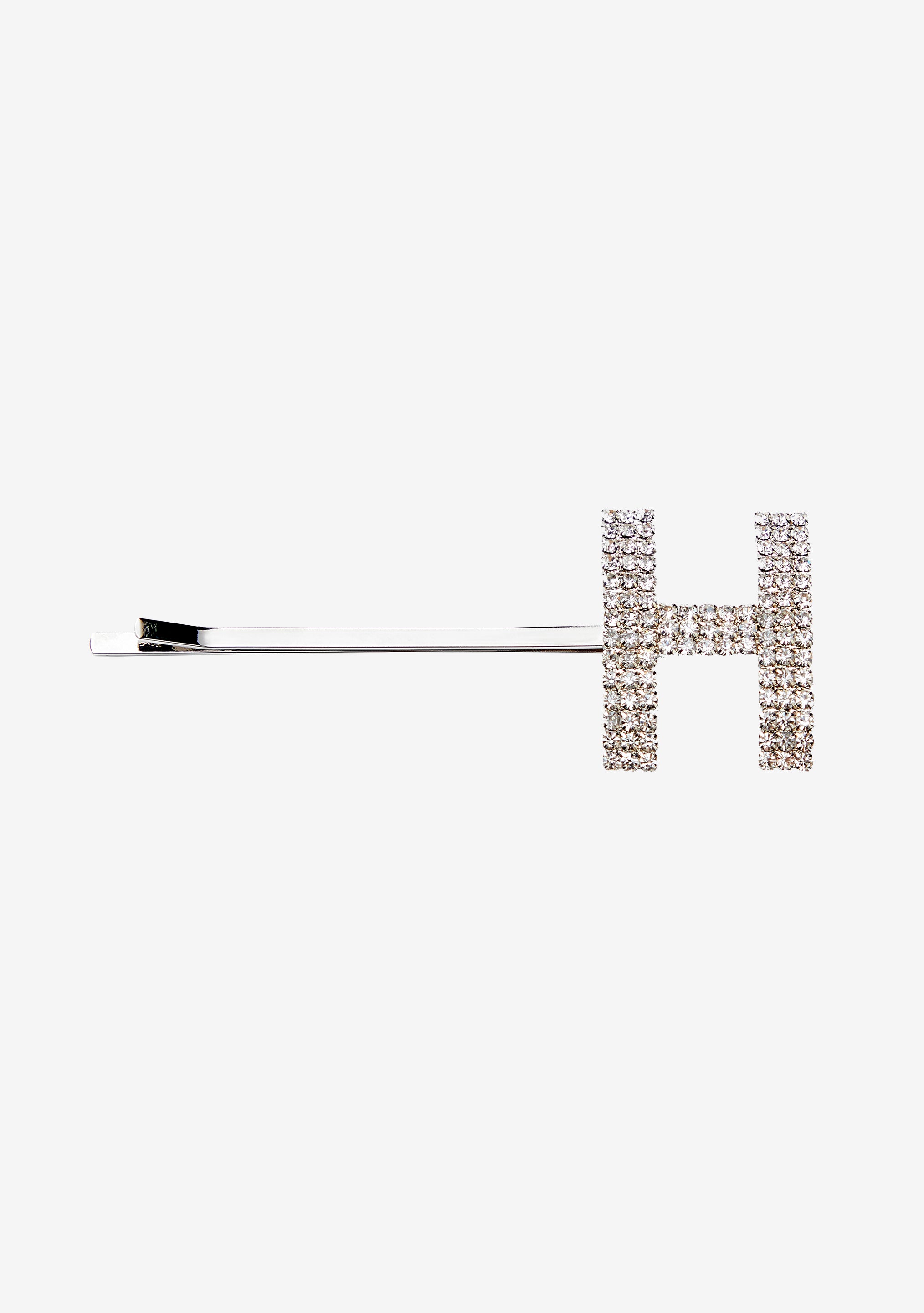 Rhinestone Alphabet Hair Clip-Stylulu