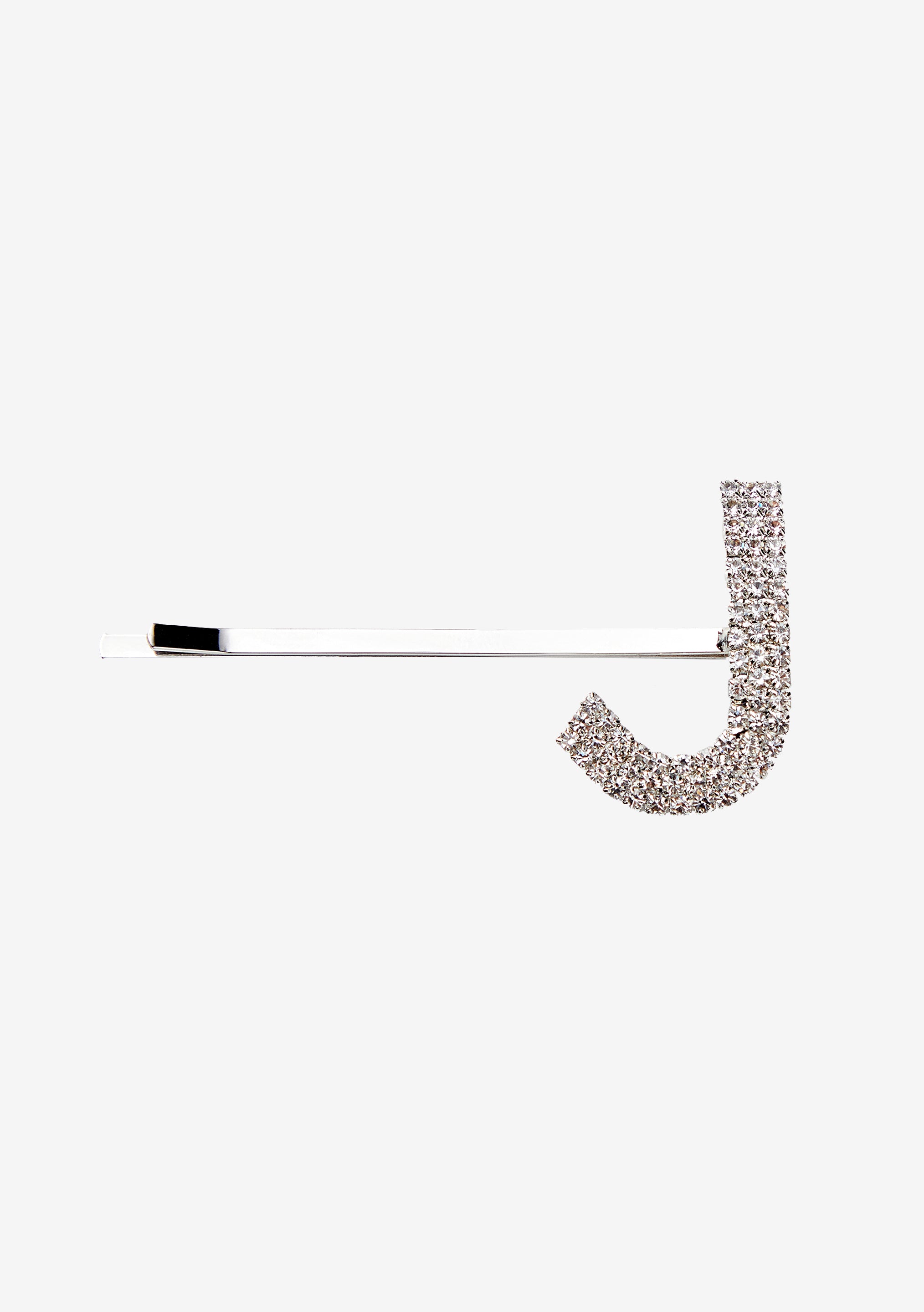 Rhinestone Alphabet Hair Clip-Stylulu