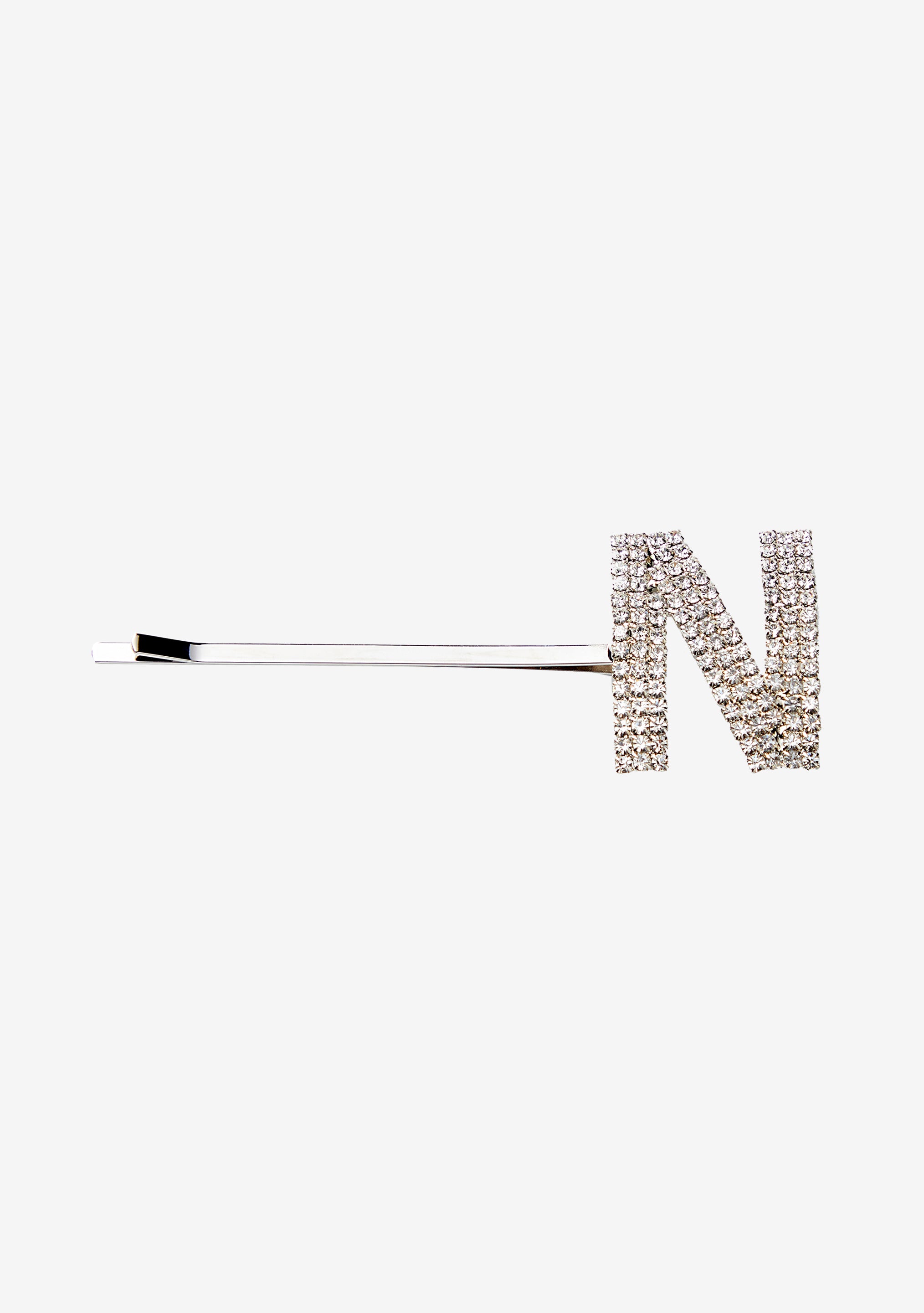 Rhinestone Alphabet Hair Clip-Stylulu