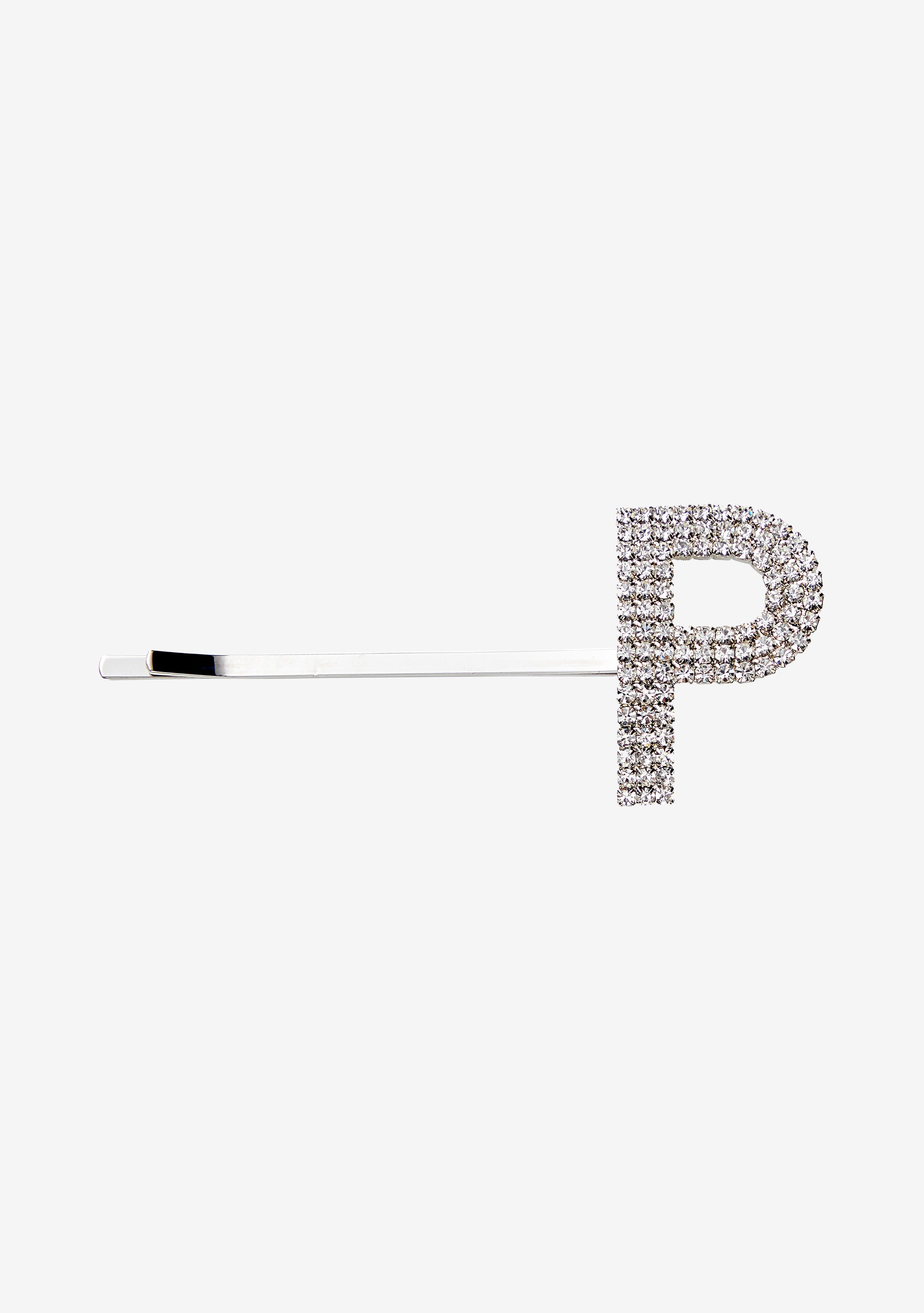 Rhinestone Alphabet Hair Clip-Stylulu