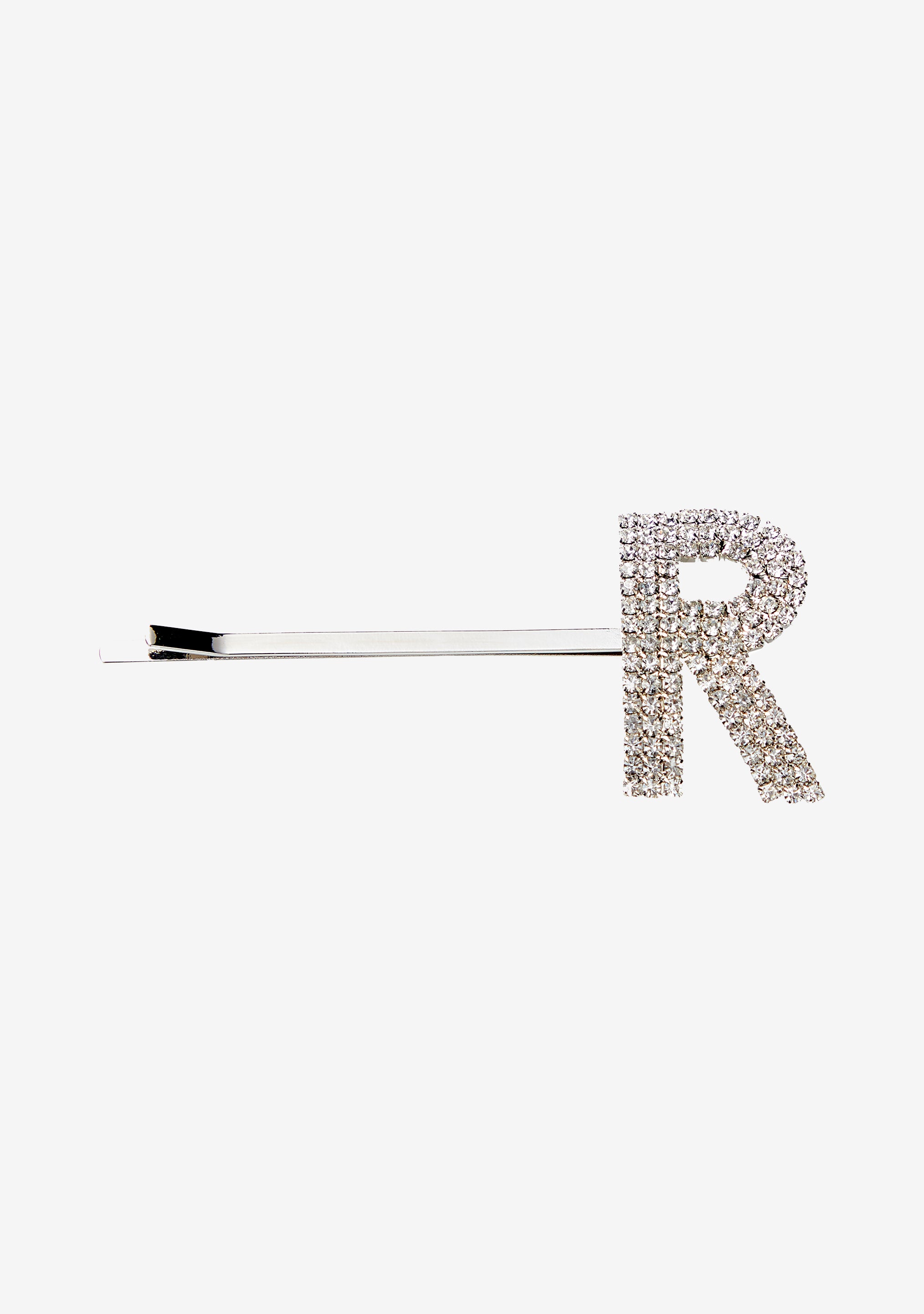 Rhinestone Alphabet Hair Clip-Stylulu