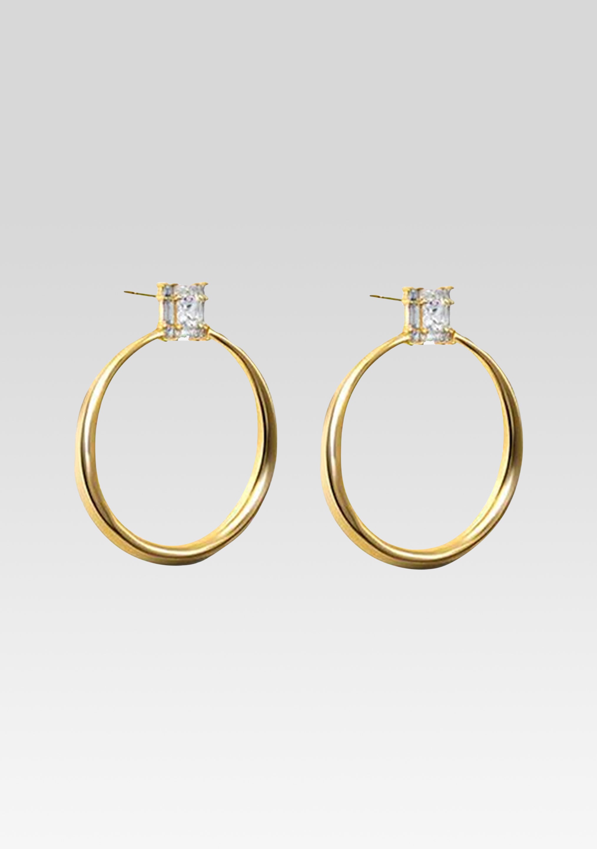 Manhattan Hoop Earrings-Stylulu