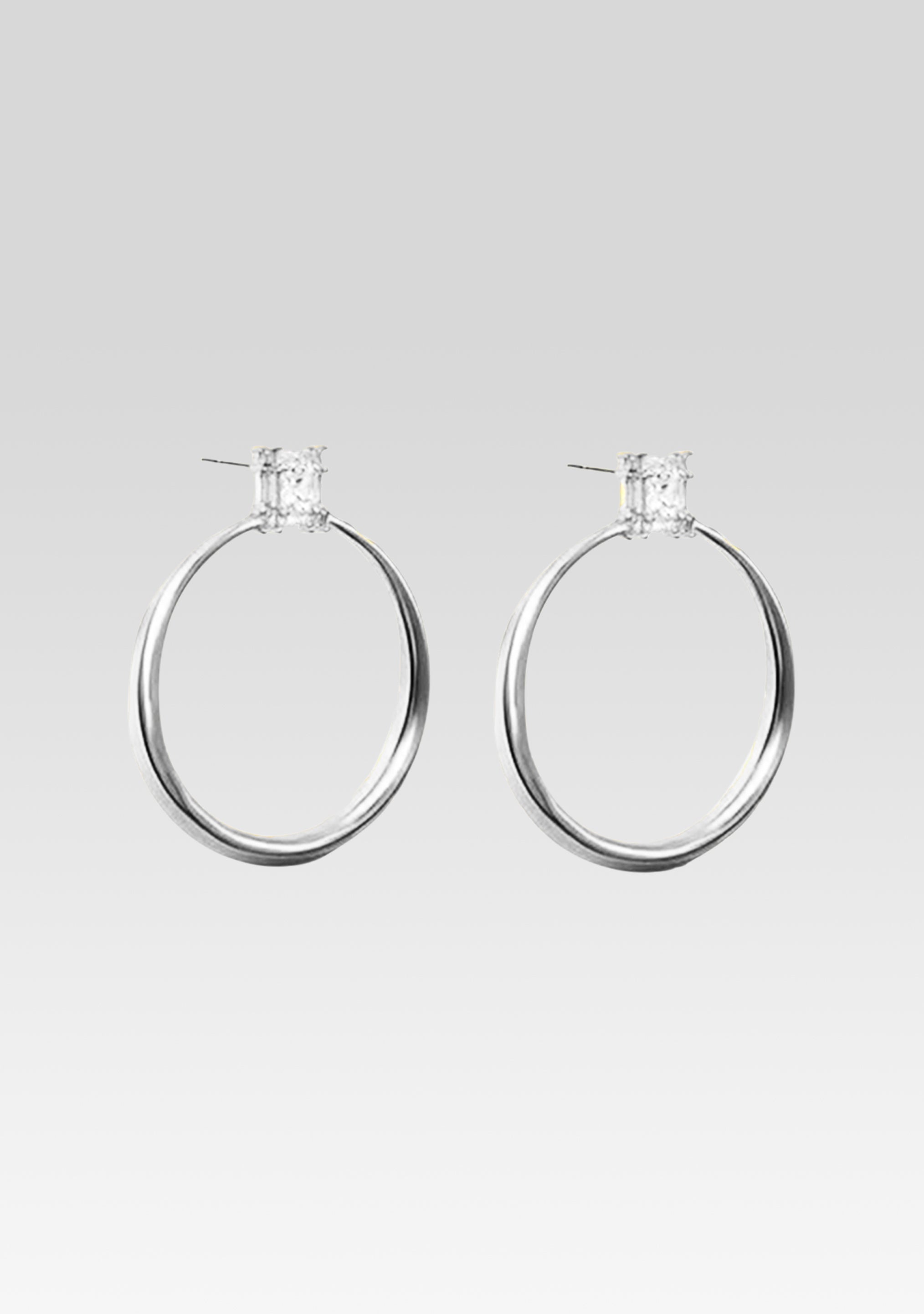 Manhattan Hoop Earrings-Stylulu